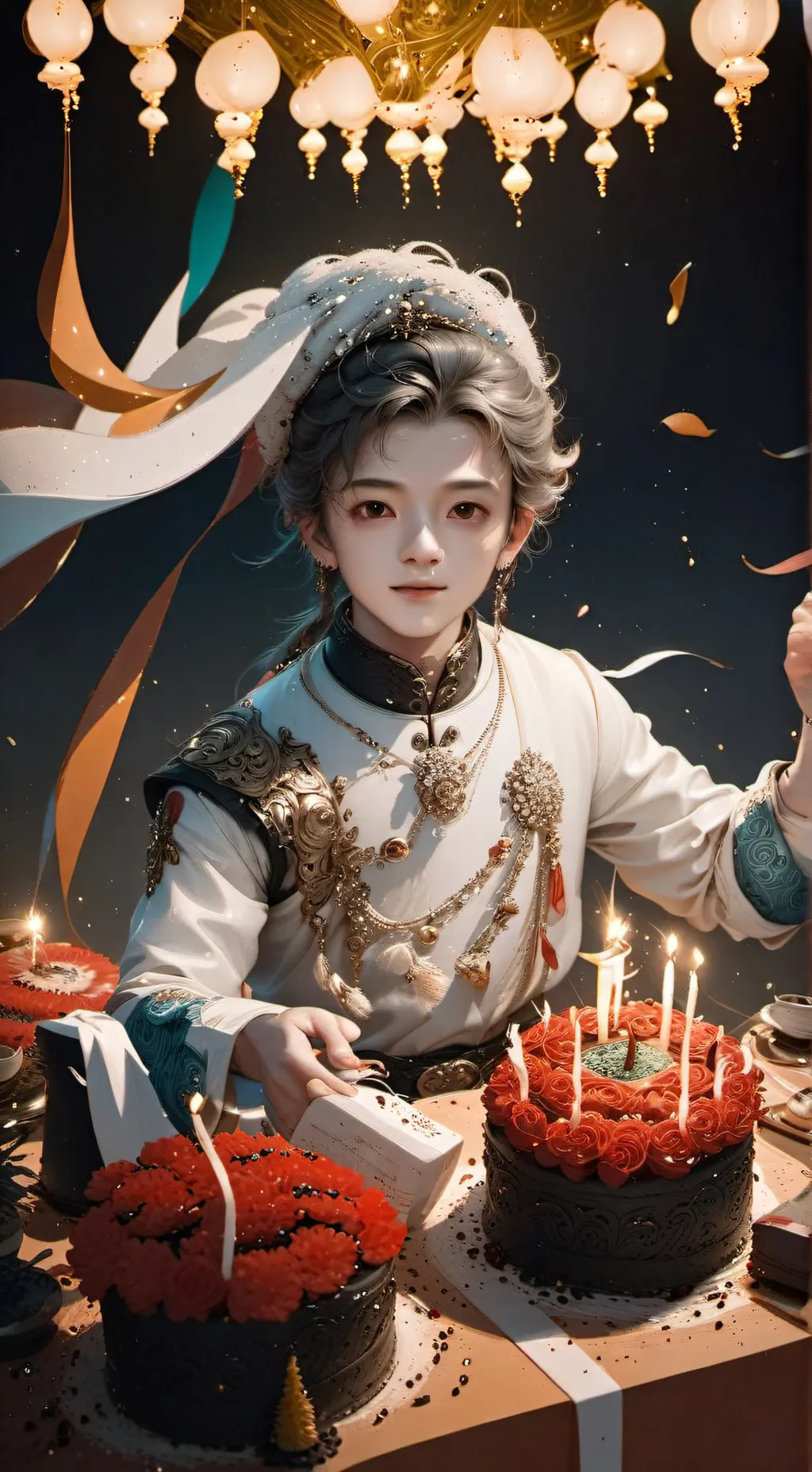 ai character: Birthday :)  background