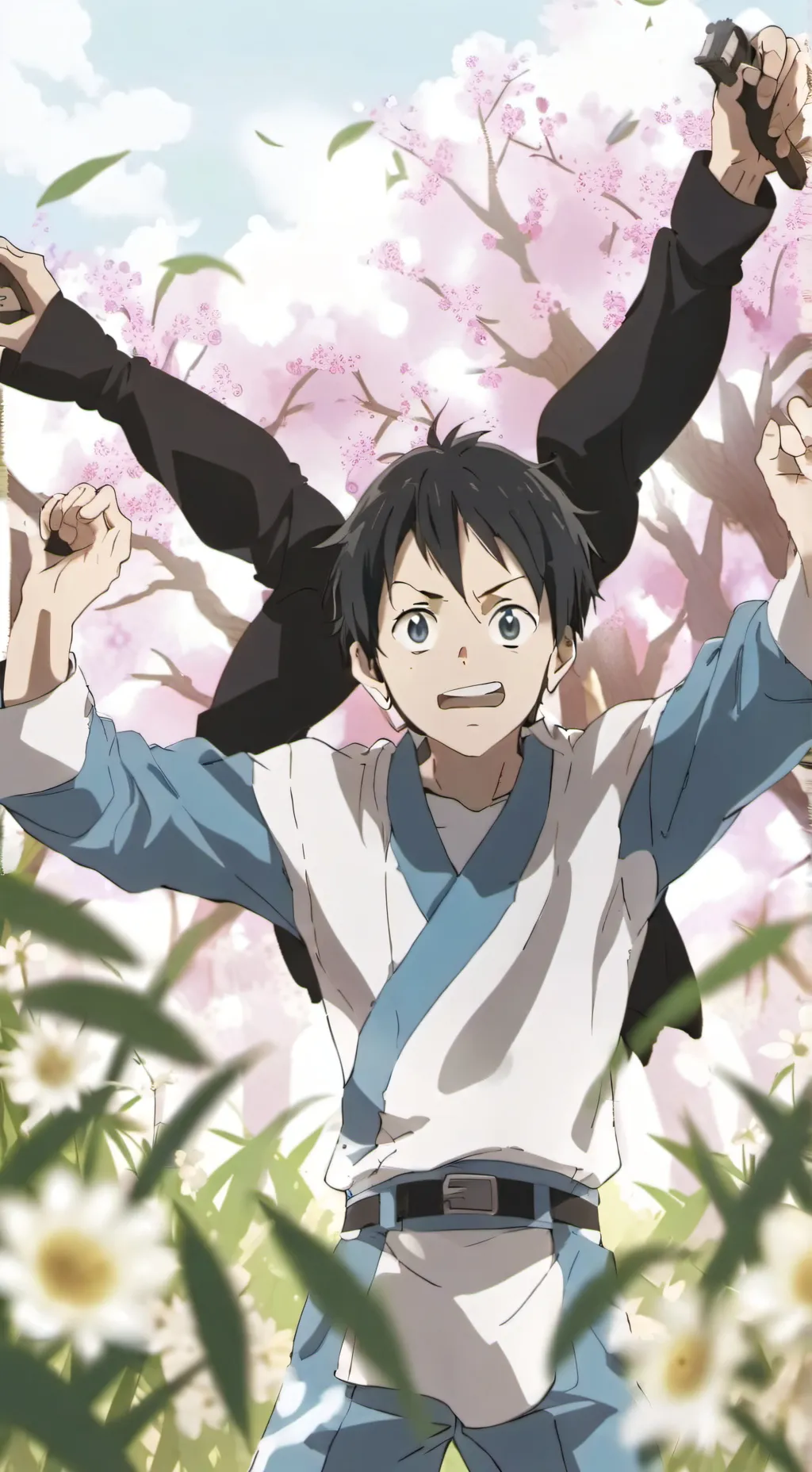 ai character: Moonday  background