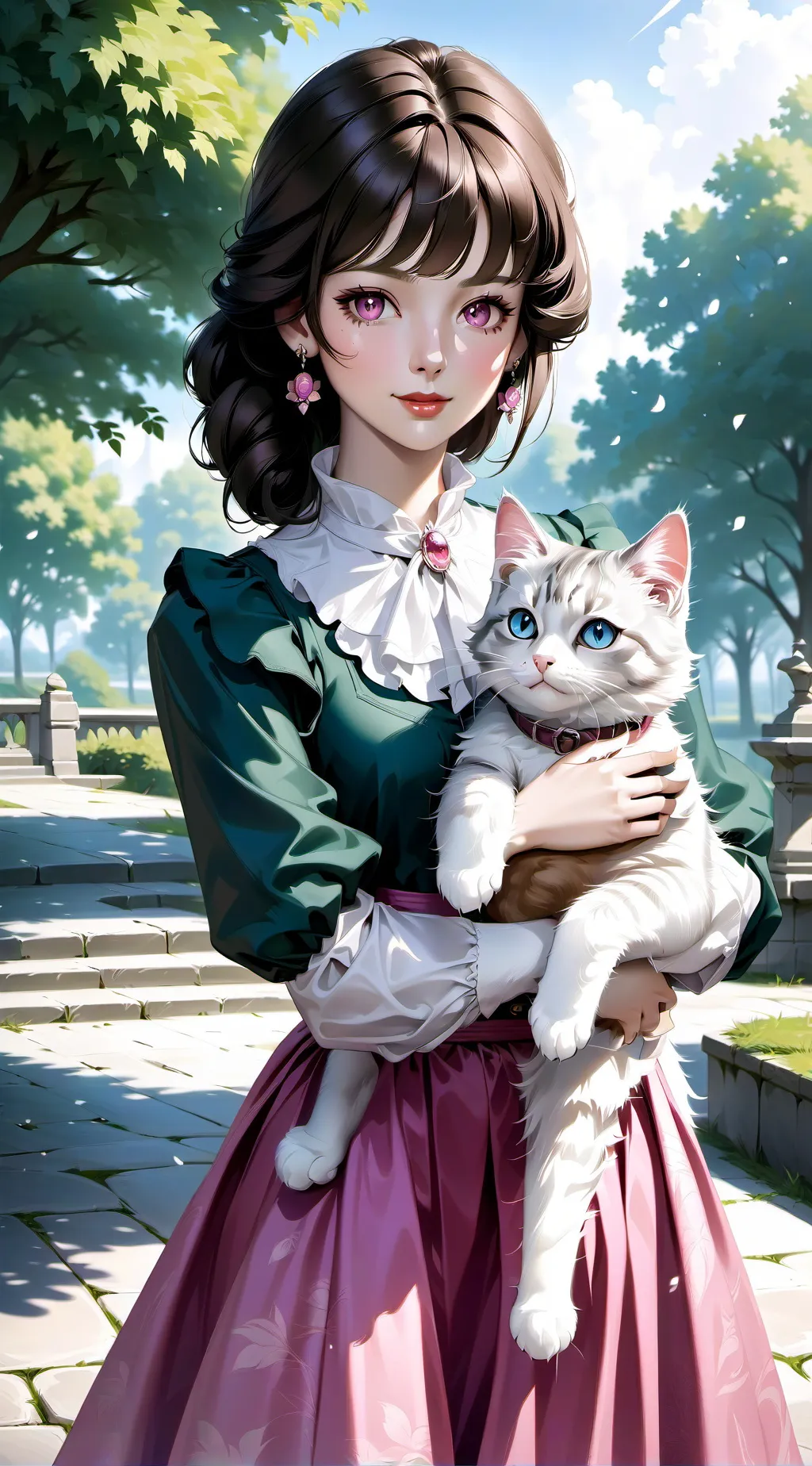 ai character: Ashley background