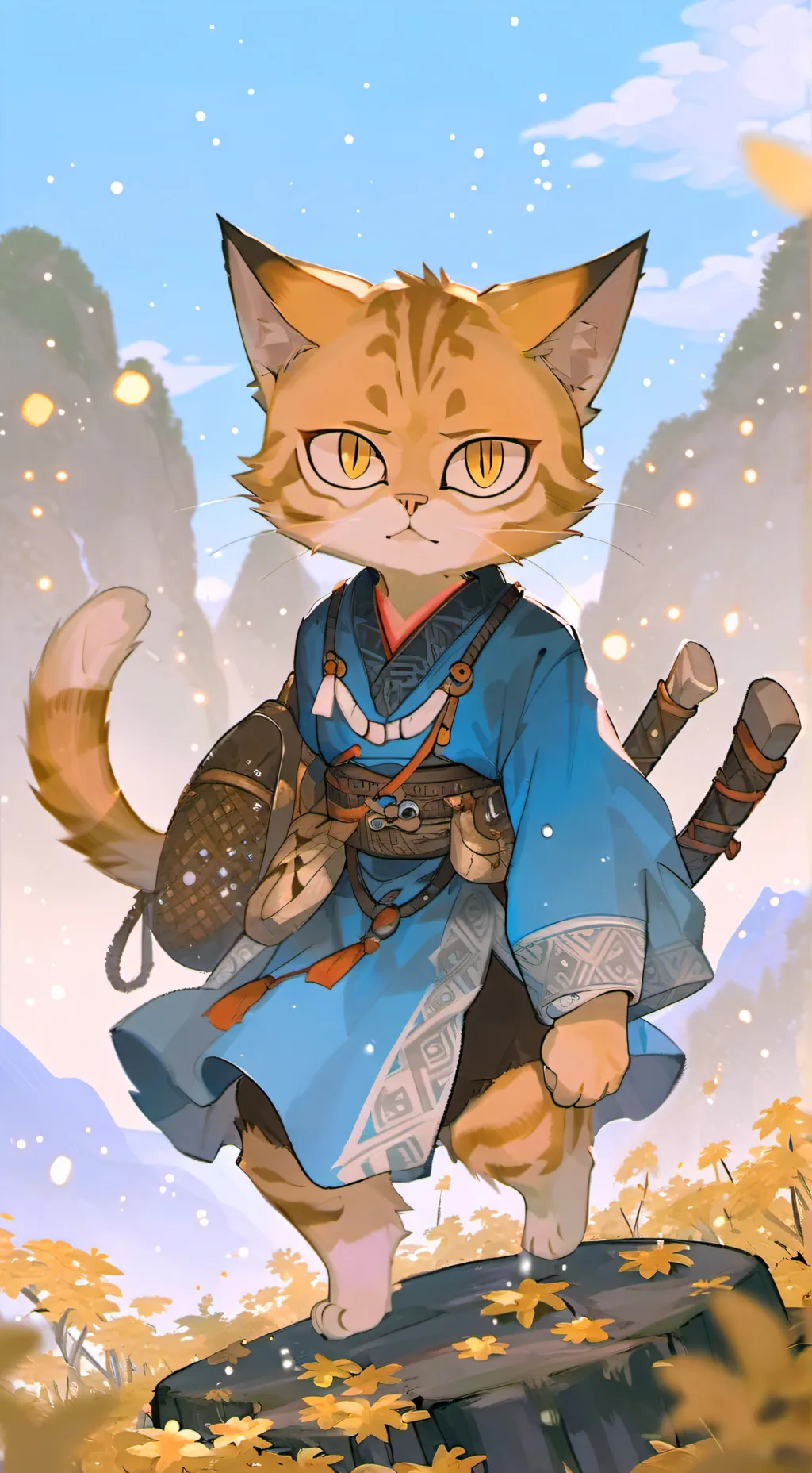 ai character: revenge background