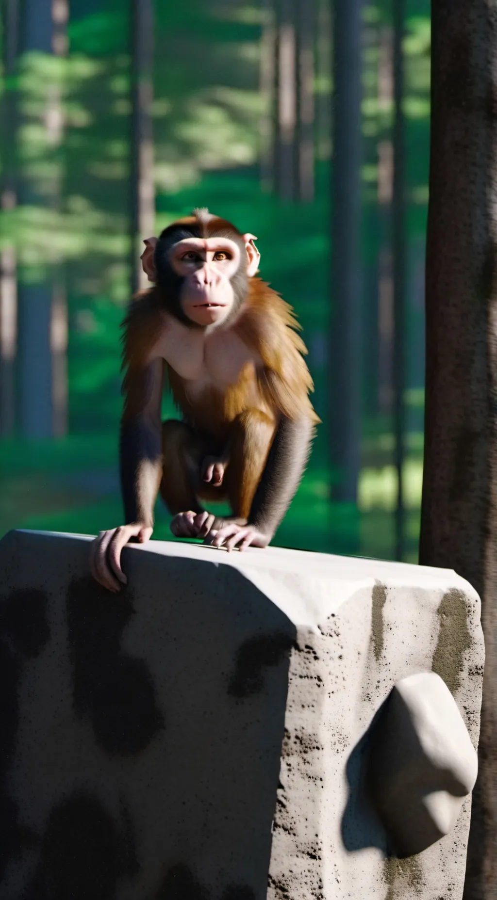 ai character: monkey's world  background