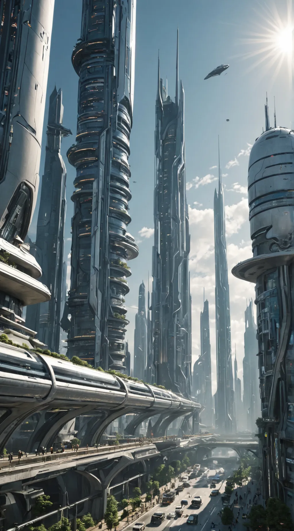 ai character: city background