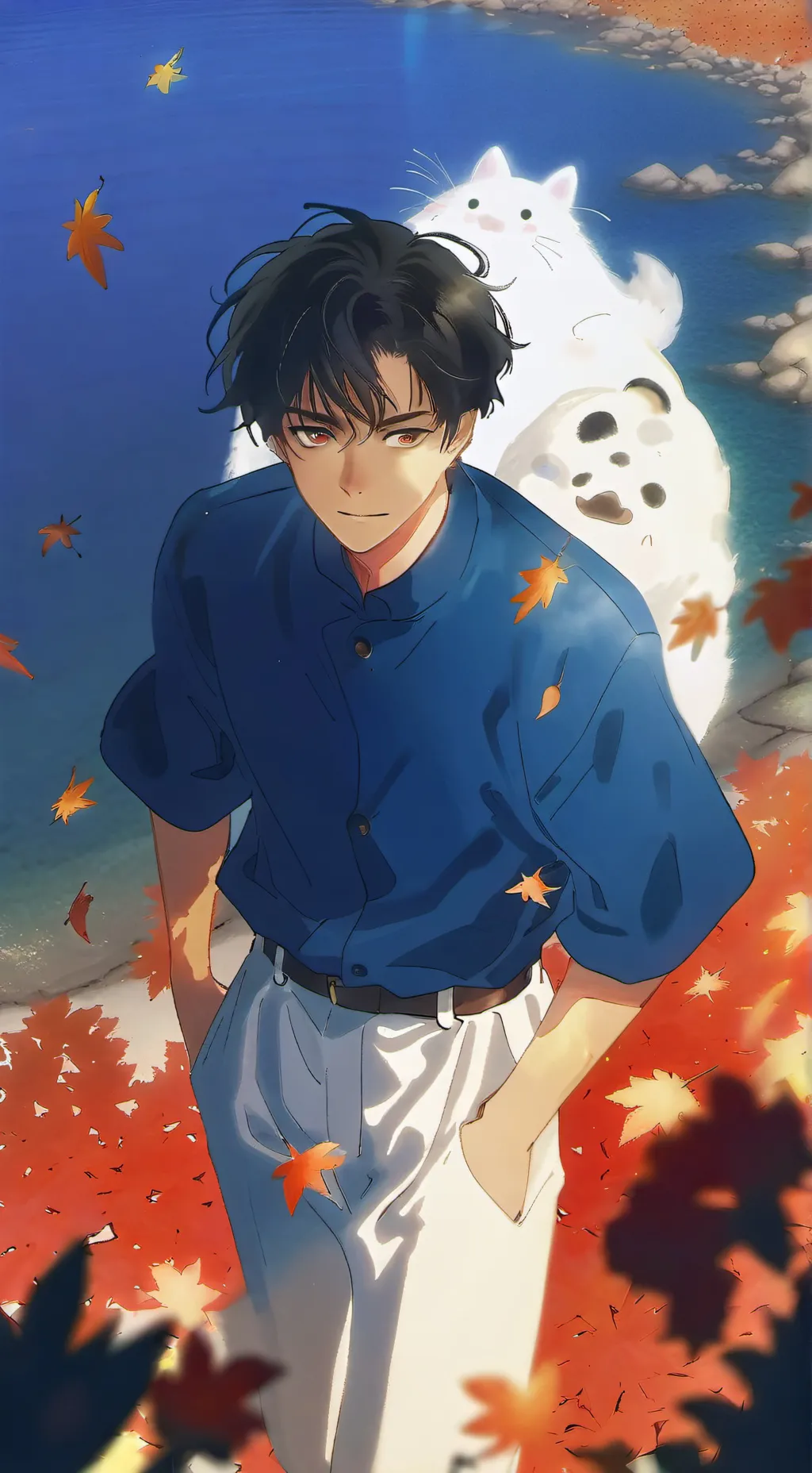 ai character: Leo staton  background