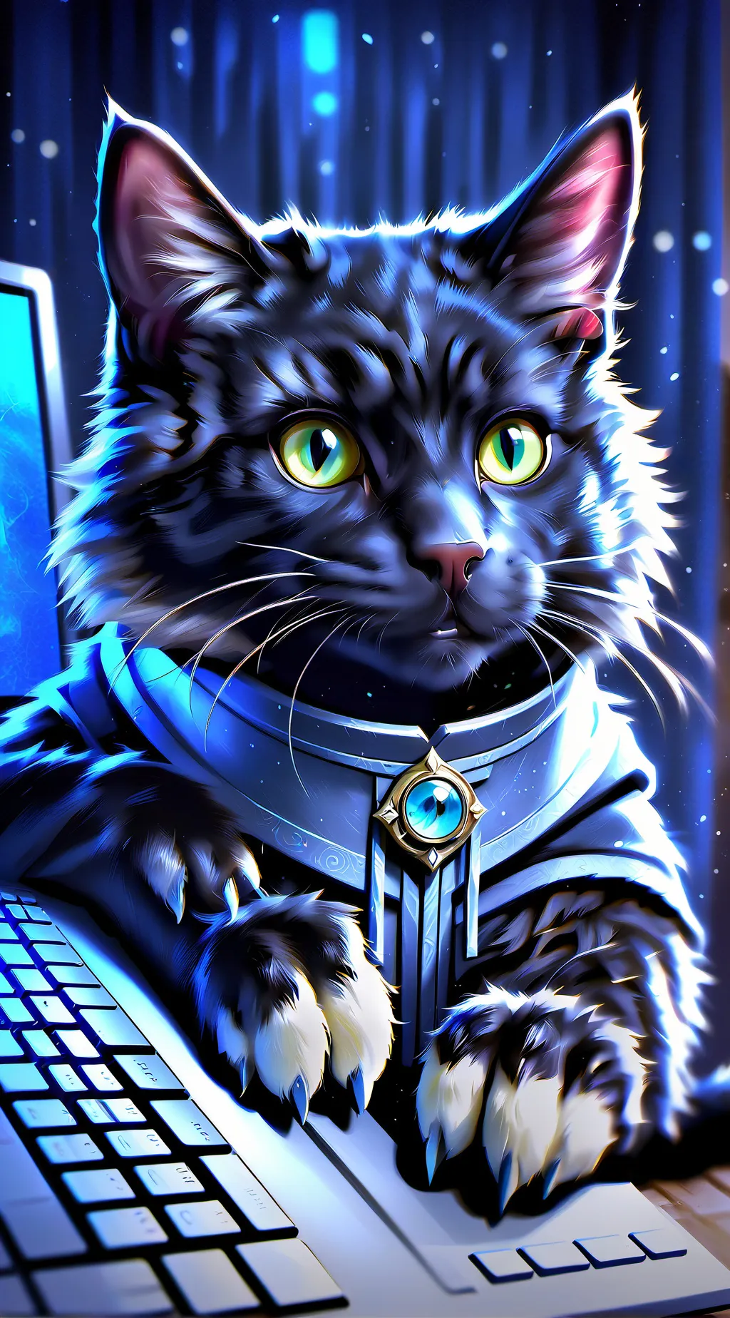 ai character: BitBit background