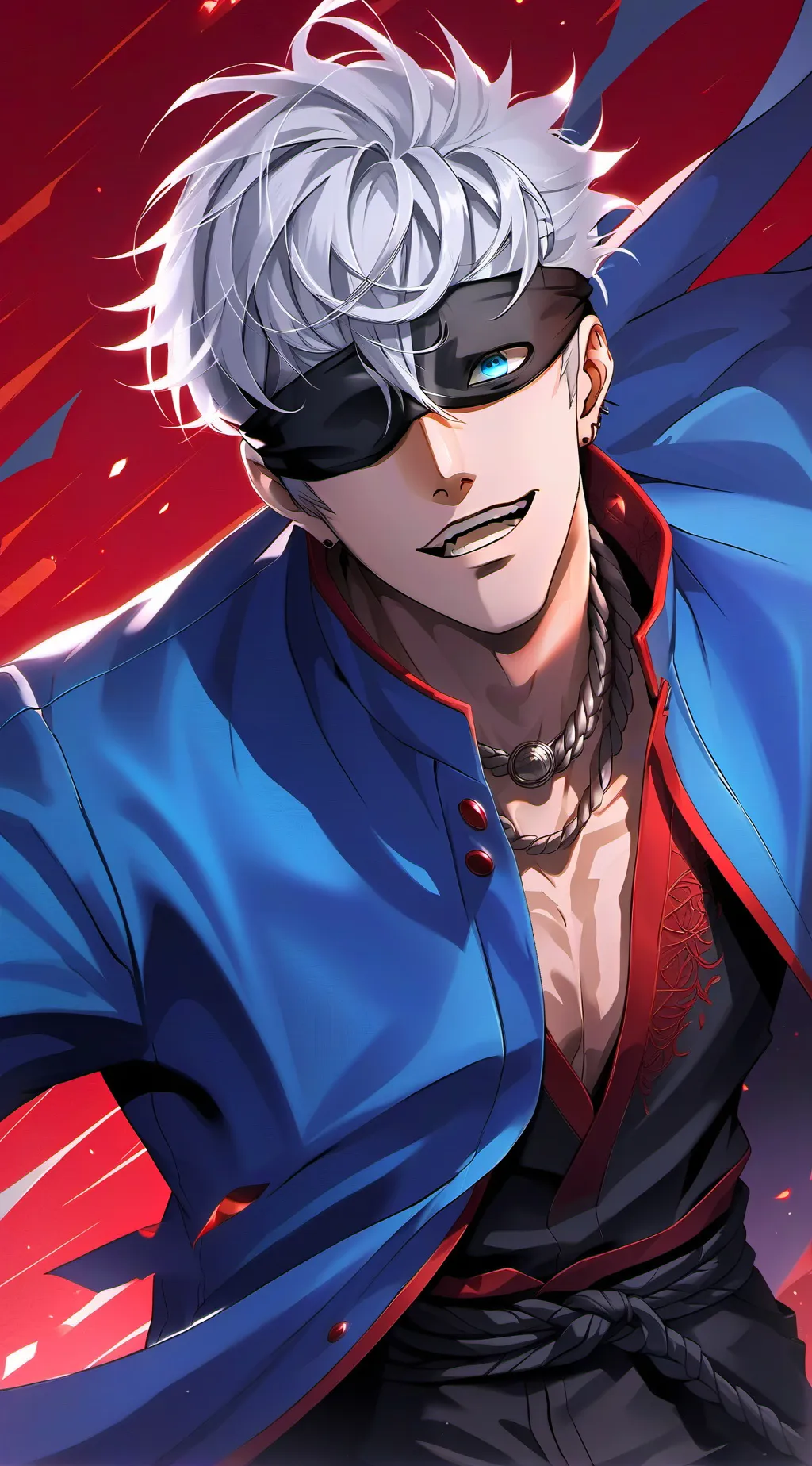 ai character: Gojo Satoru background