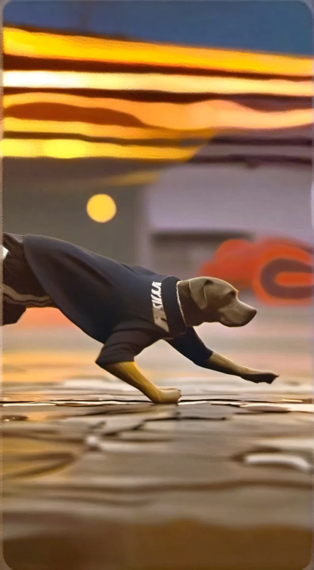 ai character: perro ucraniano XD background