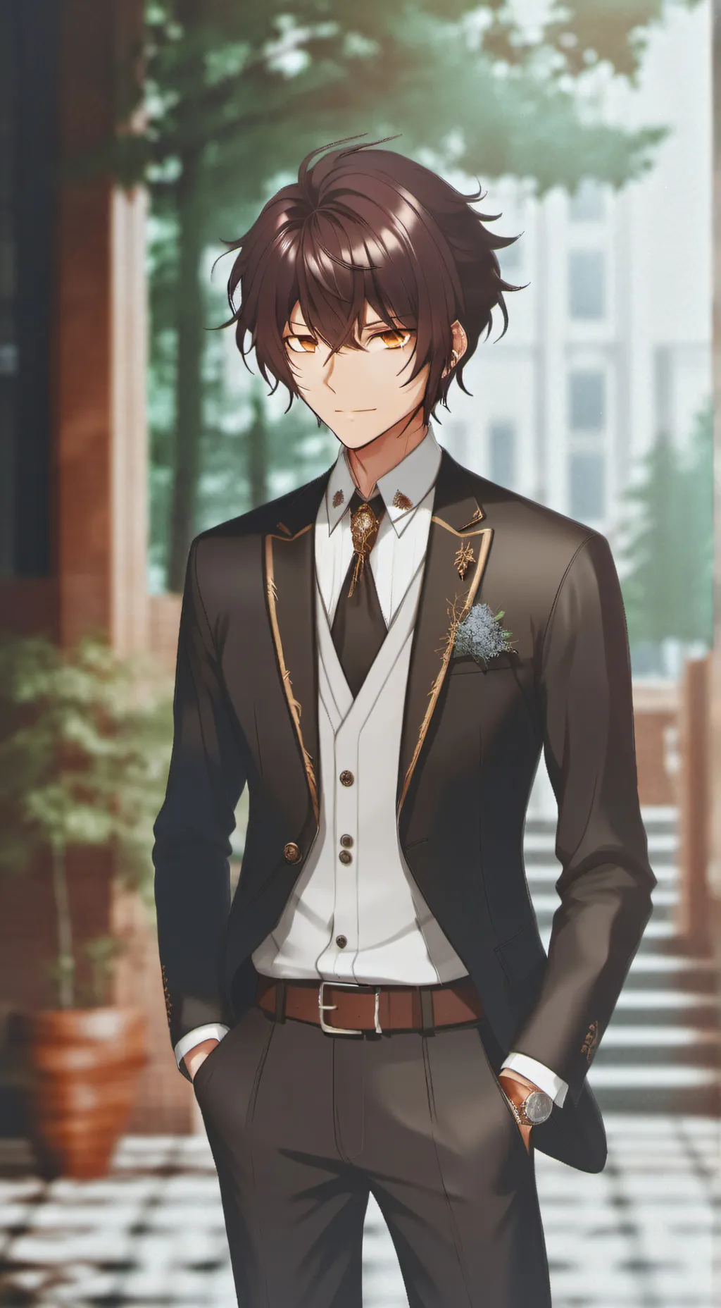 ai character: Kai🍂 background