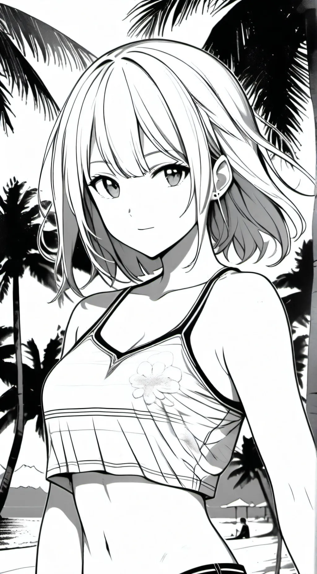 ai character: Léa background