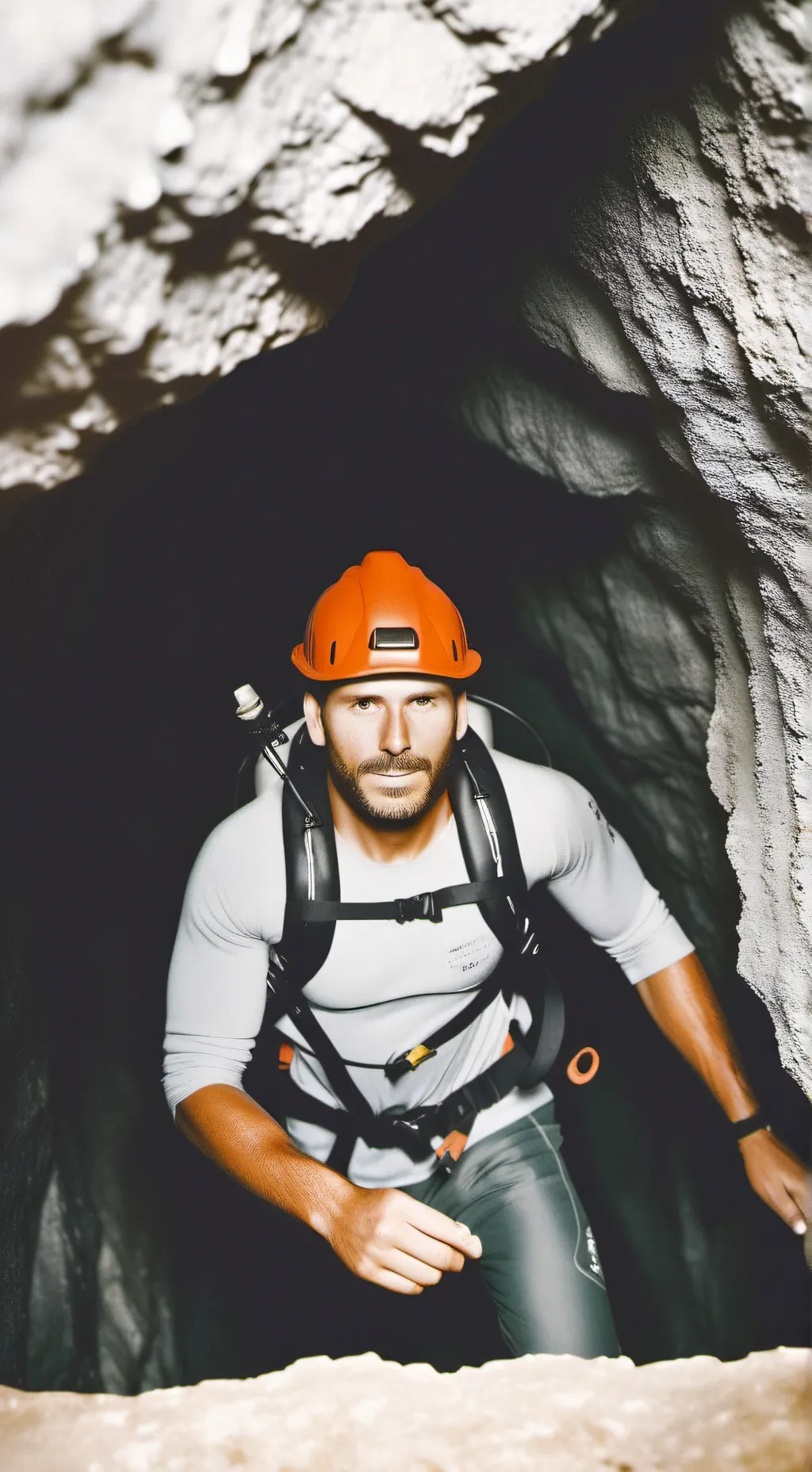 ai character: cave diver background