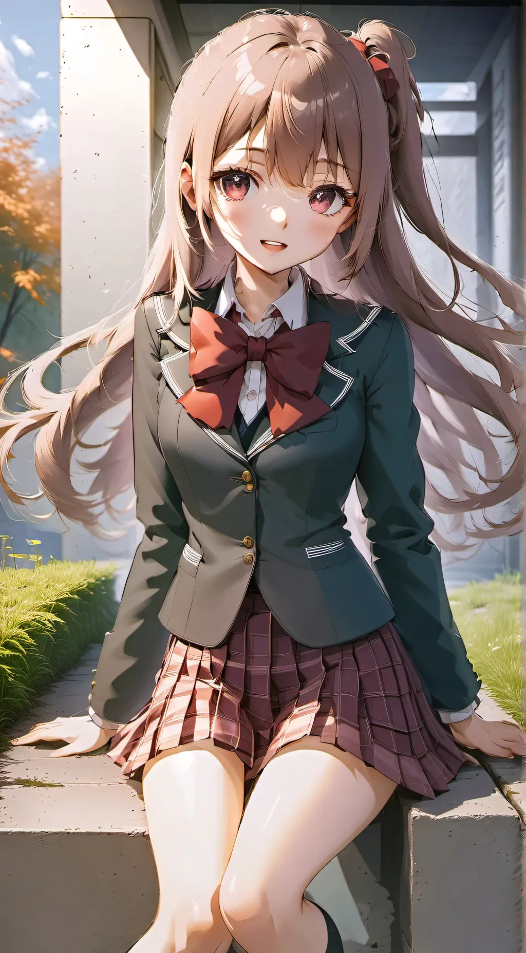 ai character: Emillia  background