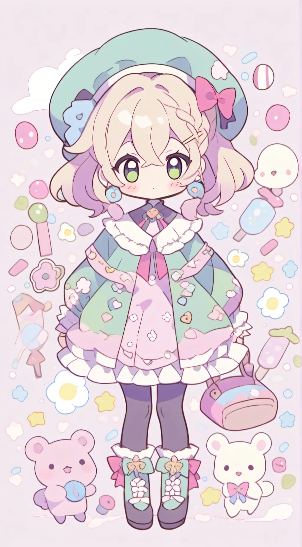 ai character: GIGI! background