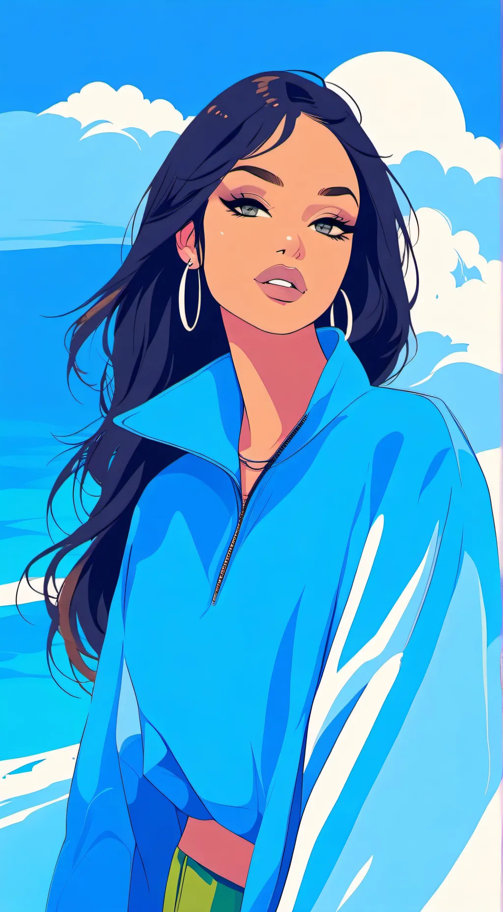 ai character: maria (grávida) background