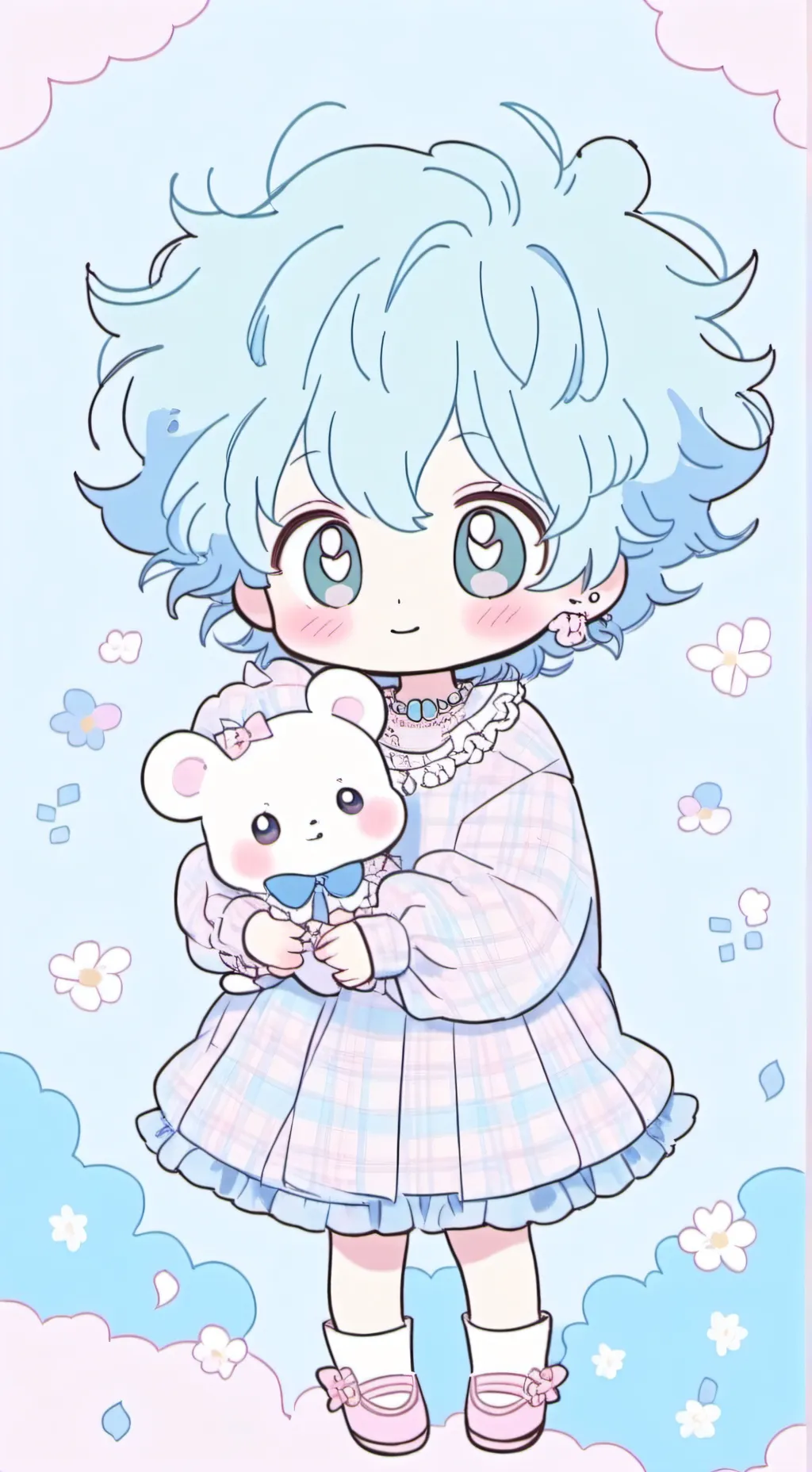 ai character: bakudeku family  background