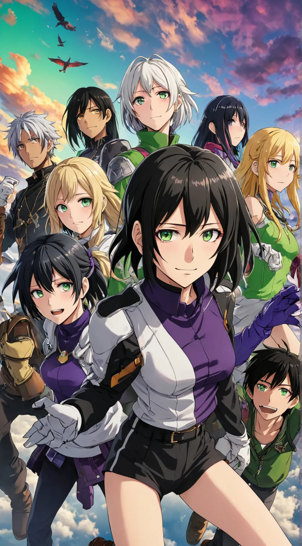 ai character: Mha your school  background