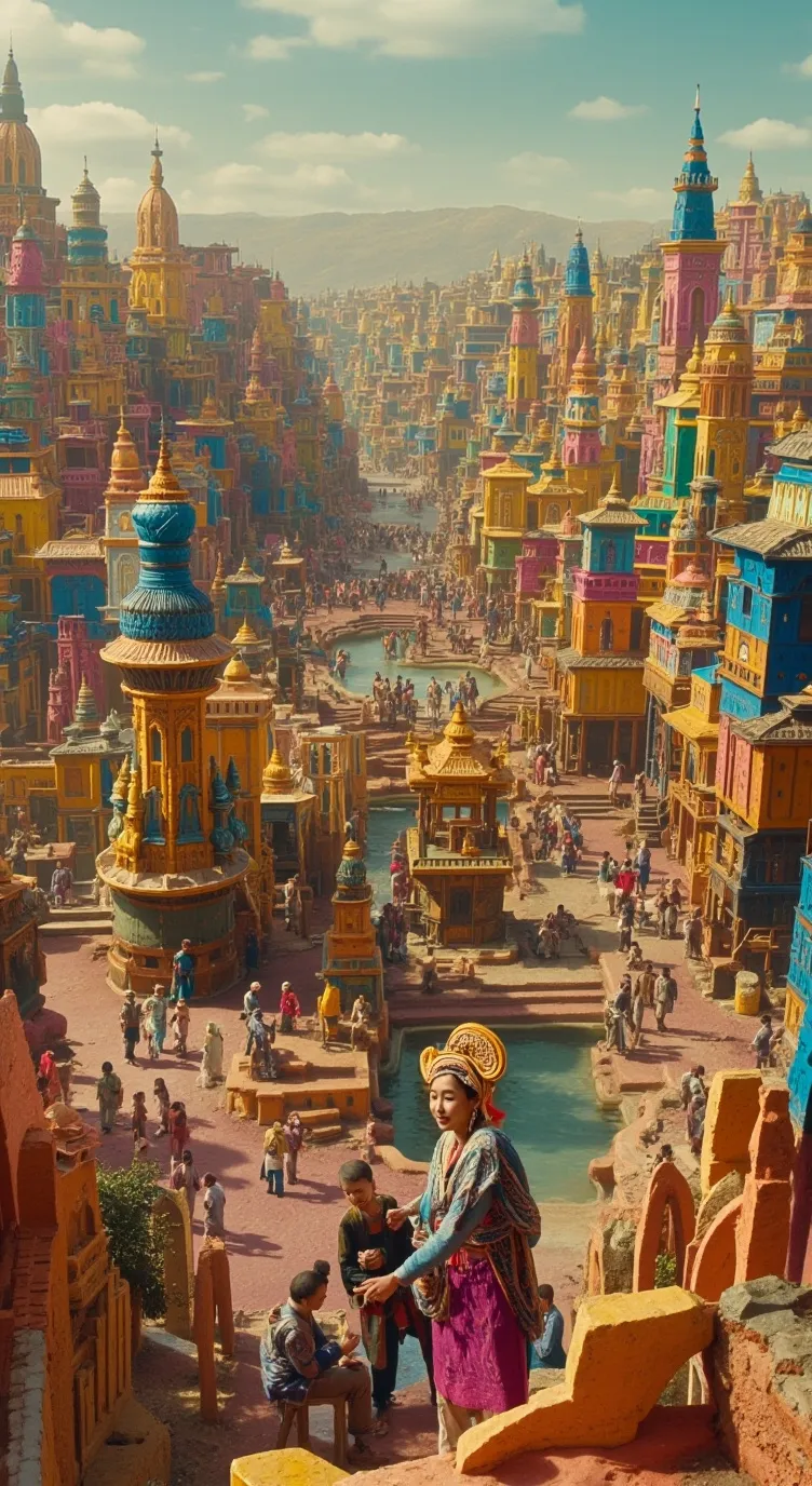 ai character: New Arabia  background