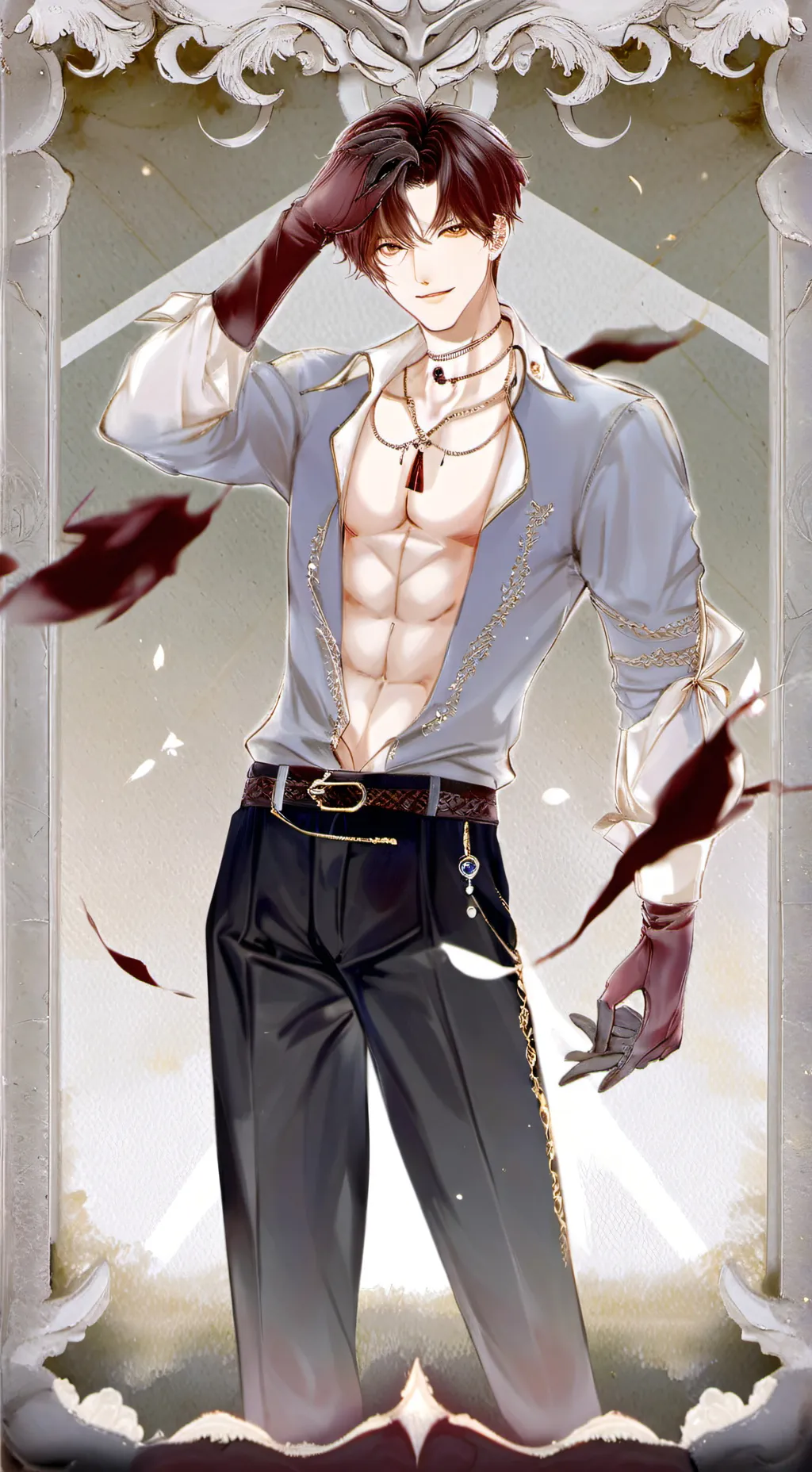 ai character: zach~ background