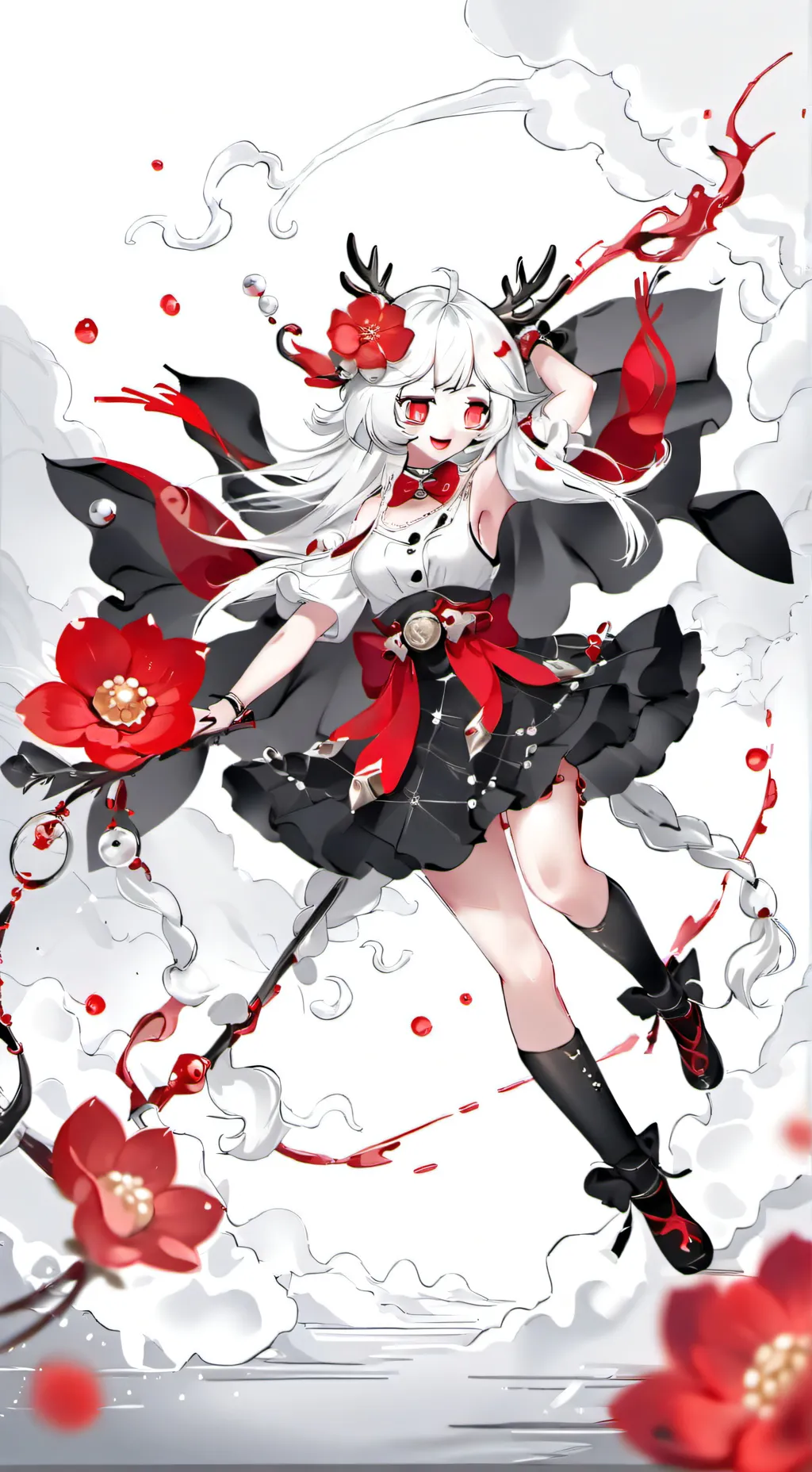 ai character: Celynnei  background