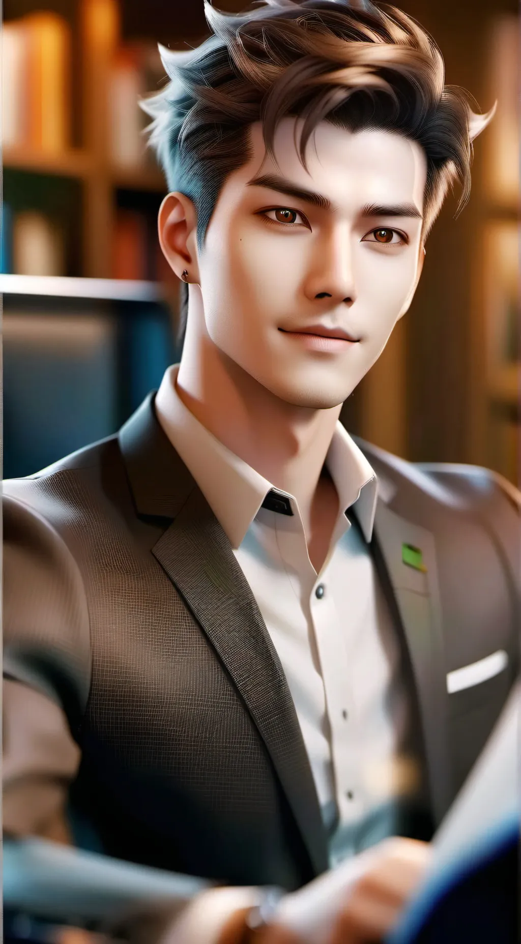 ai character: Cynical Office Nemesis background