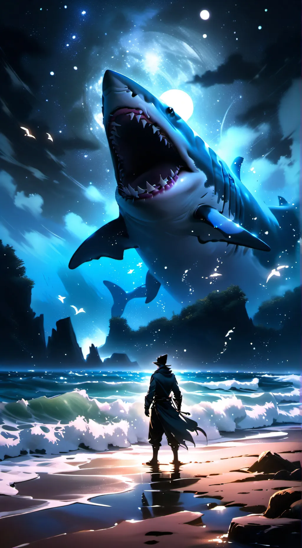 ai character: tiburón (parte 2) background