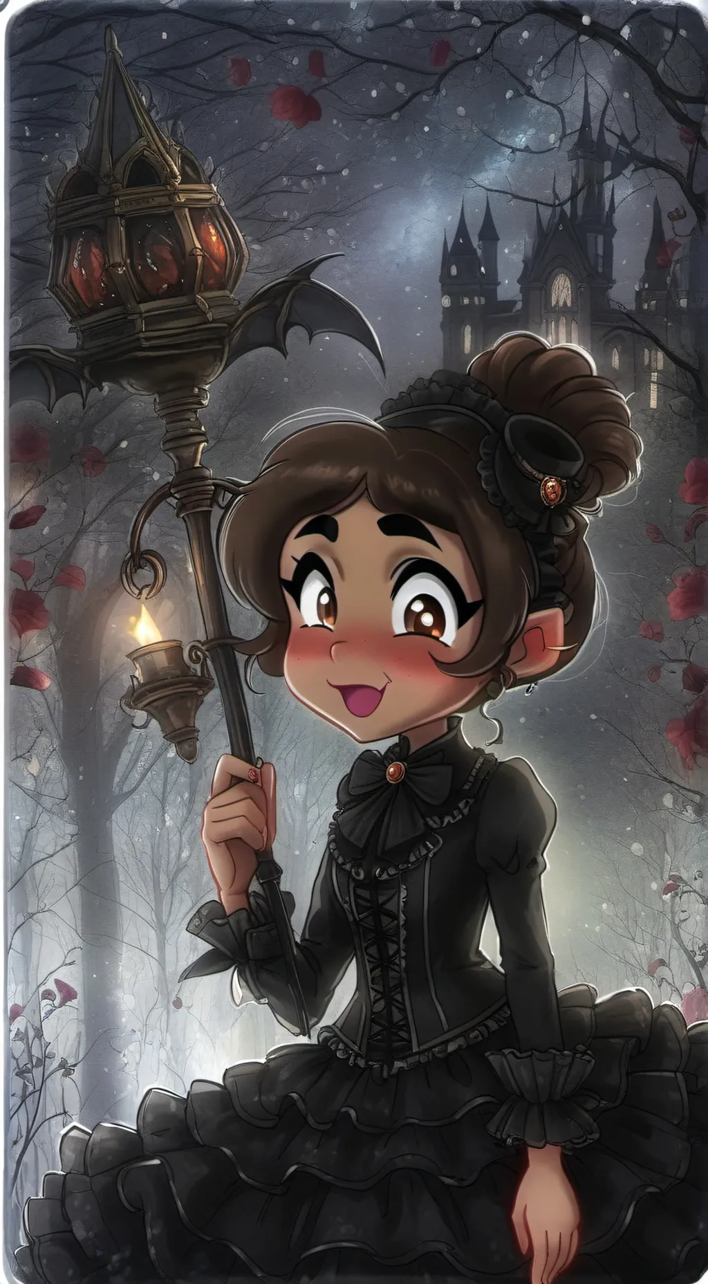 ai character: AMANDA X WOOLY background