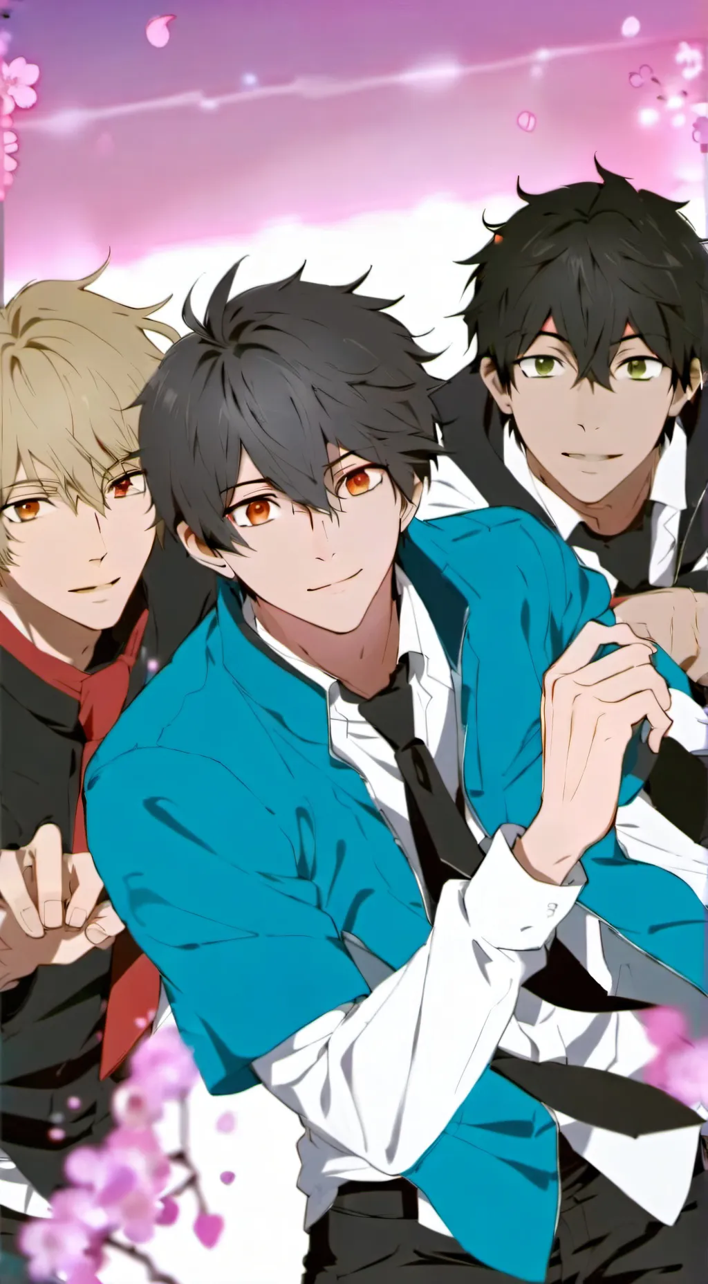 ai character: Make, Jo et Liam background