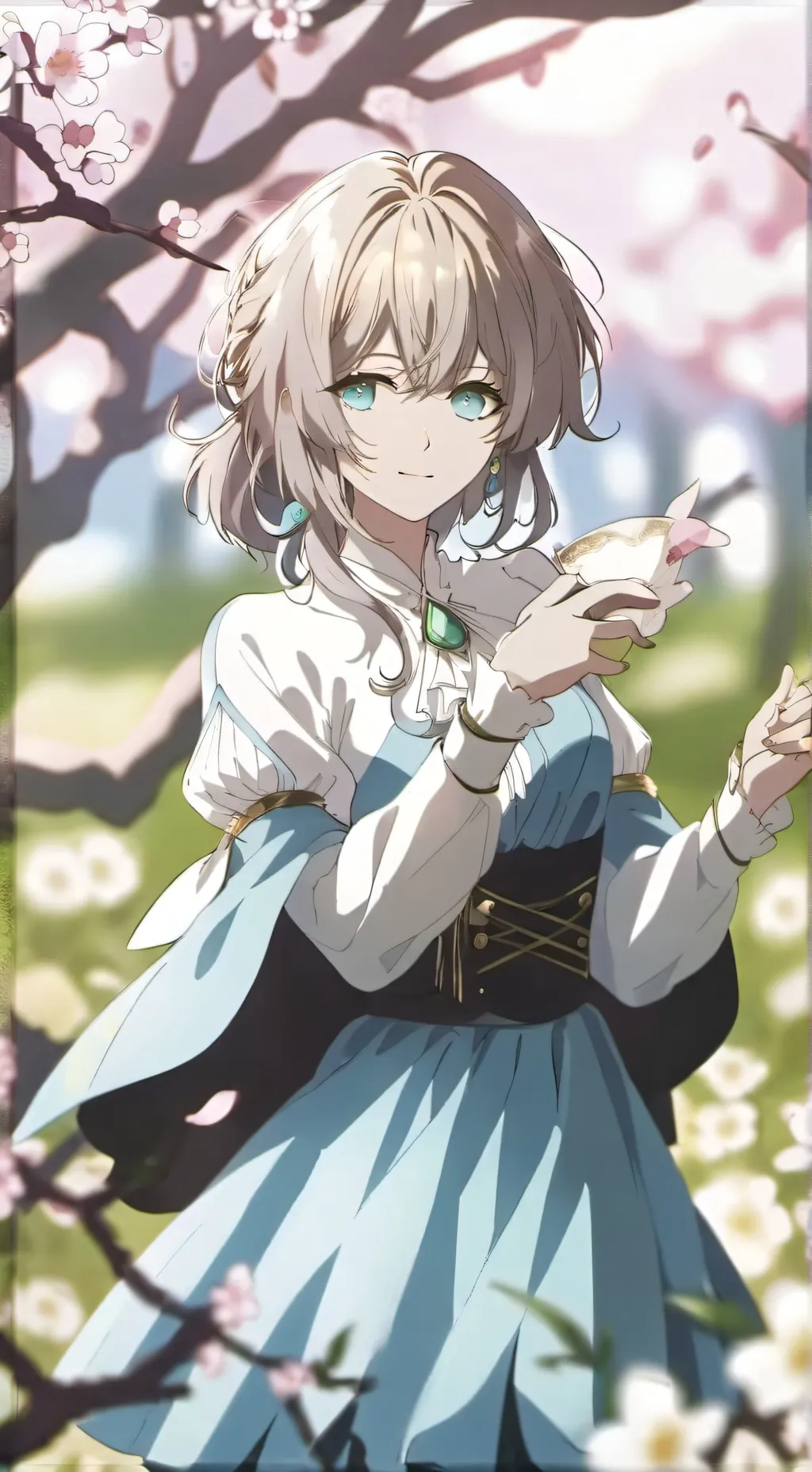 ai character: Luna background