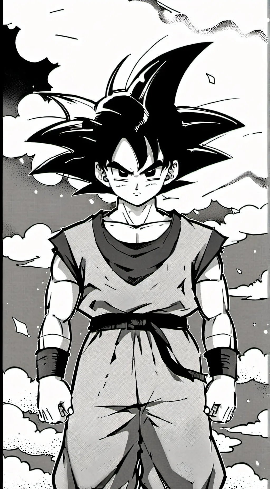 ai character: Goku  background