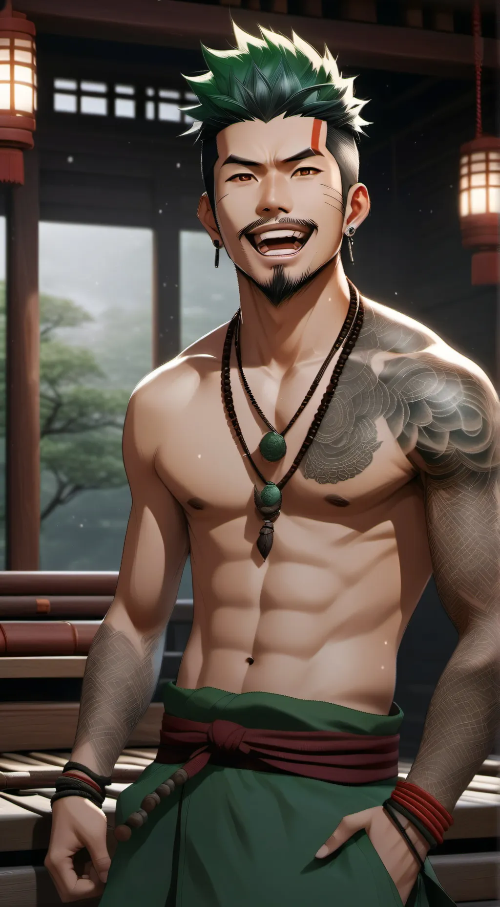 ai character: Приапус background