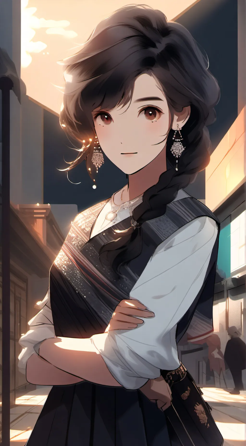 ai character: Ellie background