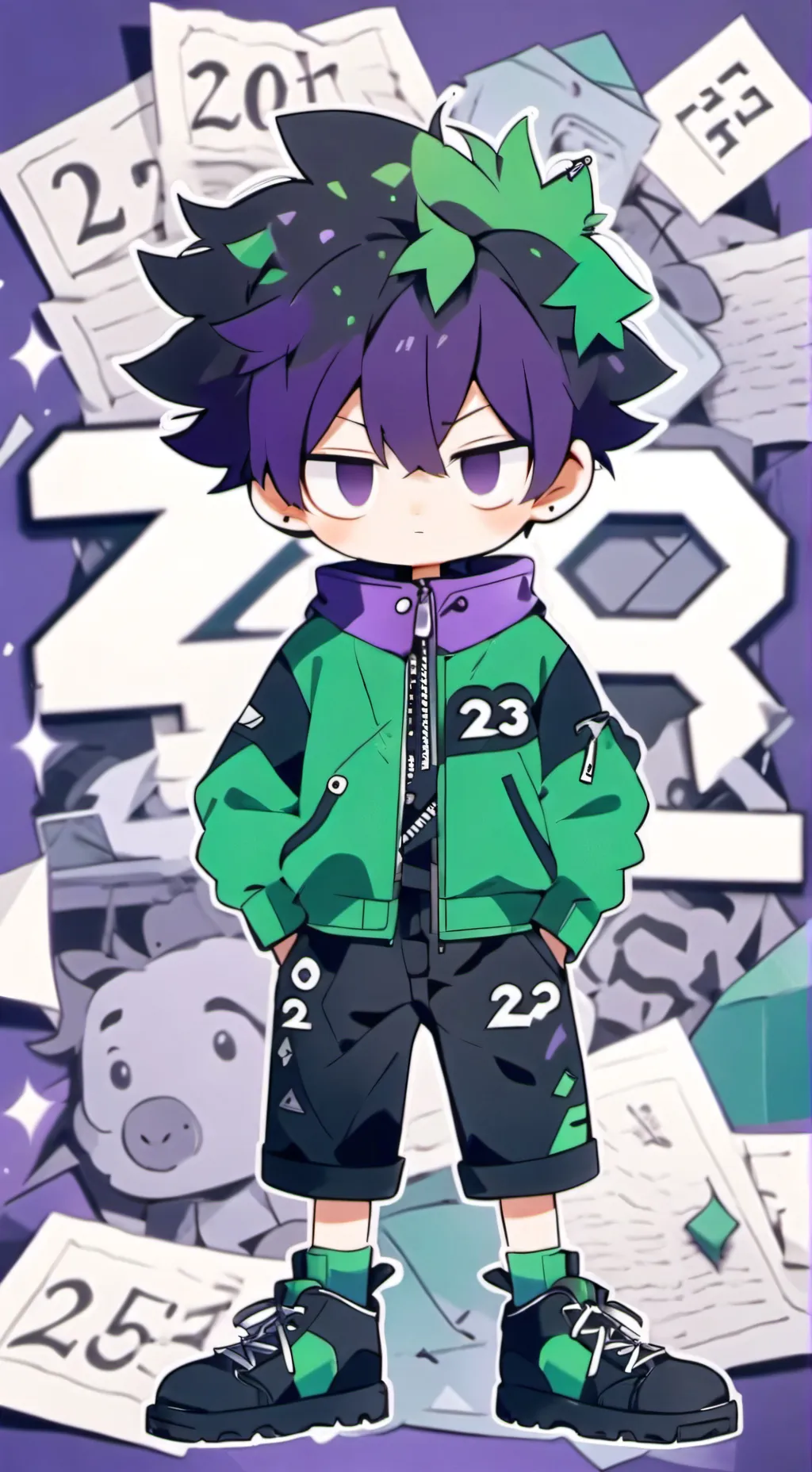 ai character: Thanos background