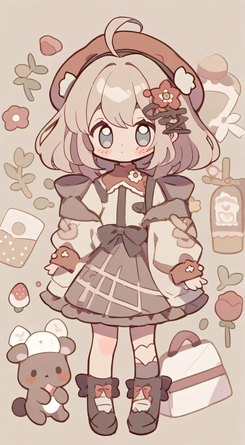 ai character: . ^°^.Lilly.^°^. background