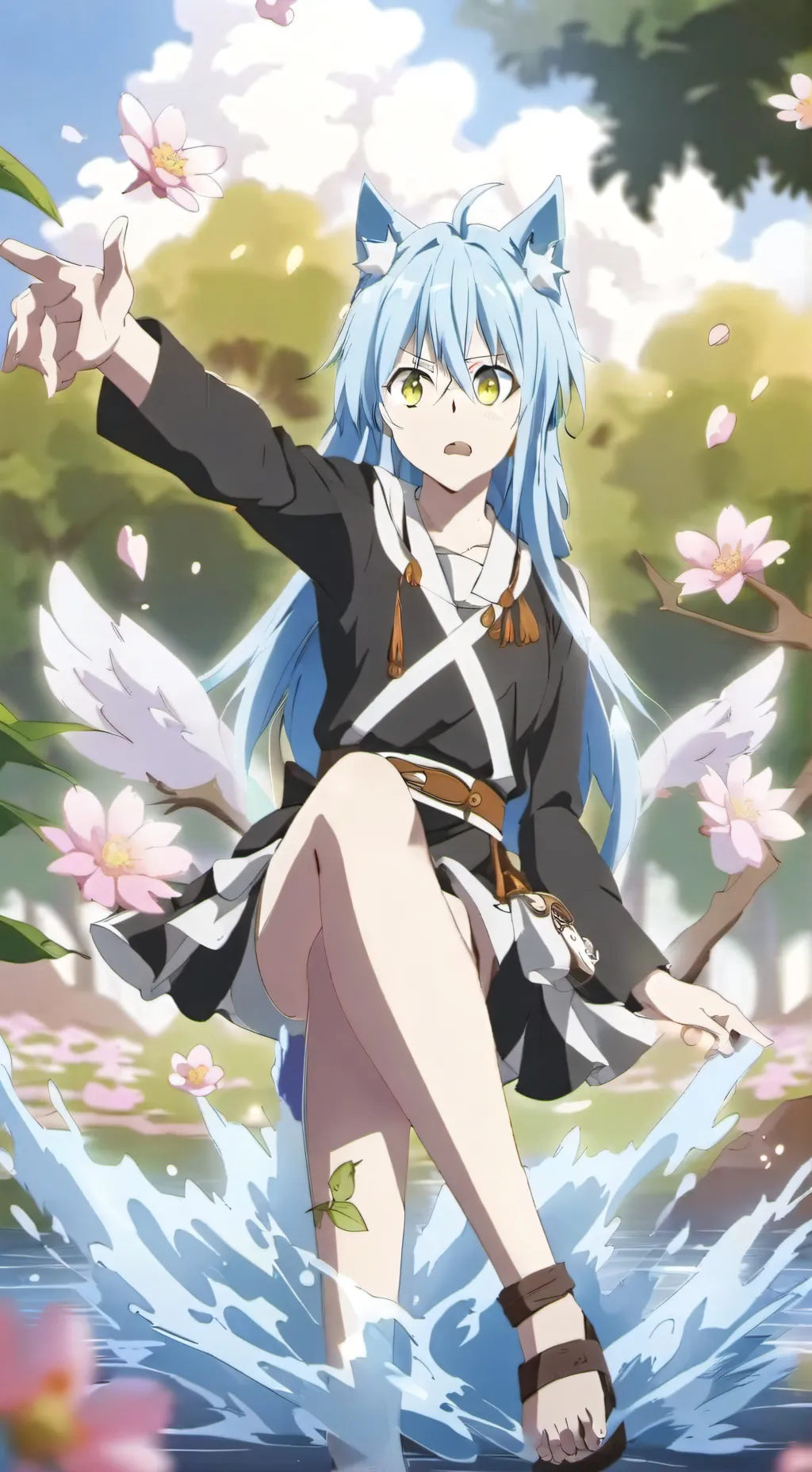 ai character: rimuru  background