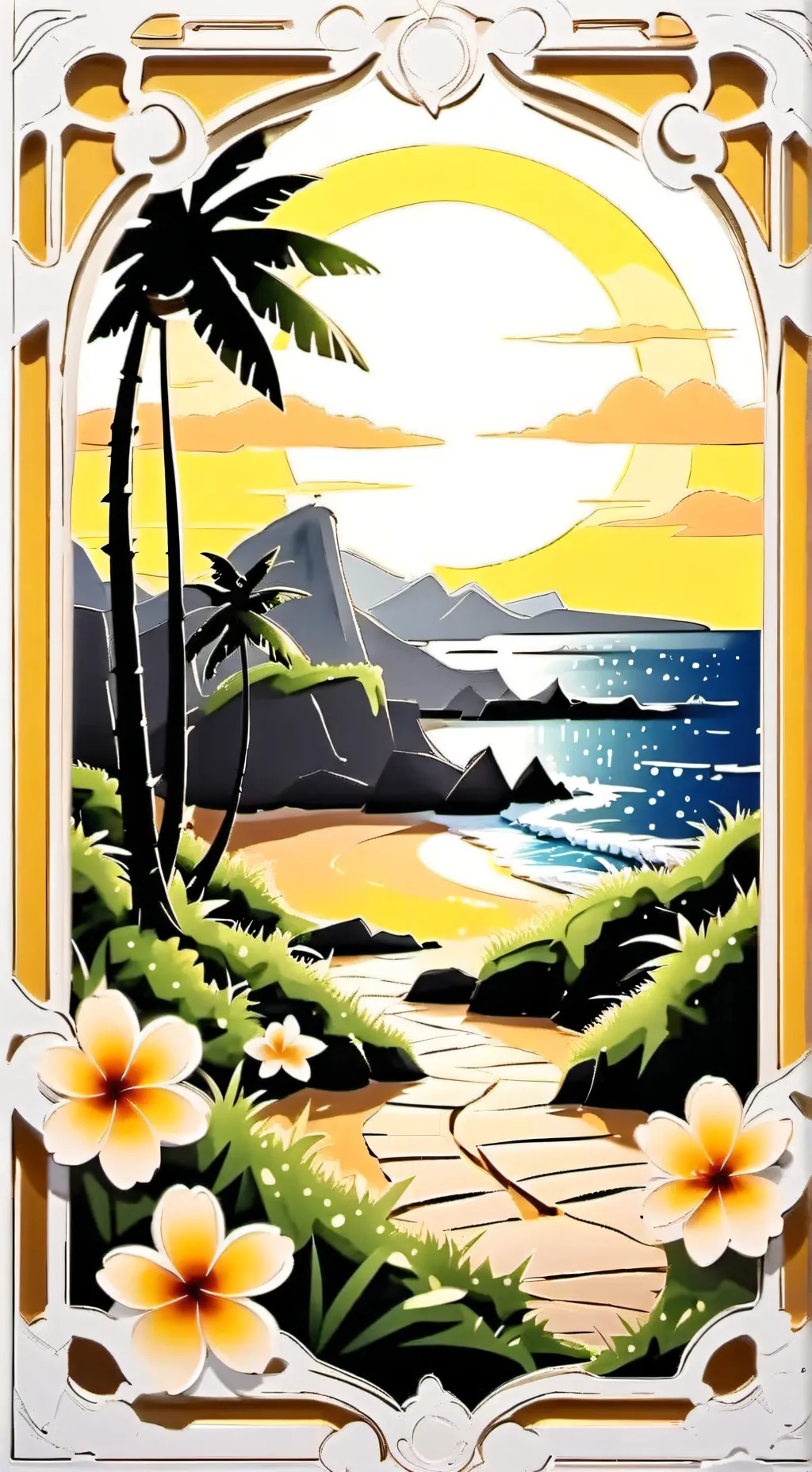 ai character: Swimming night background