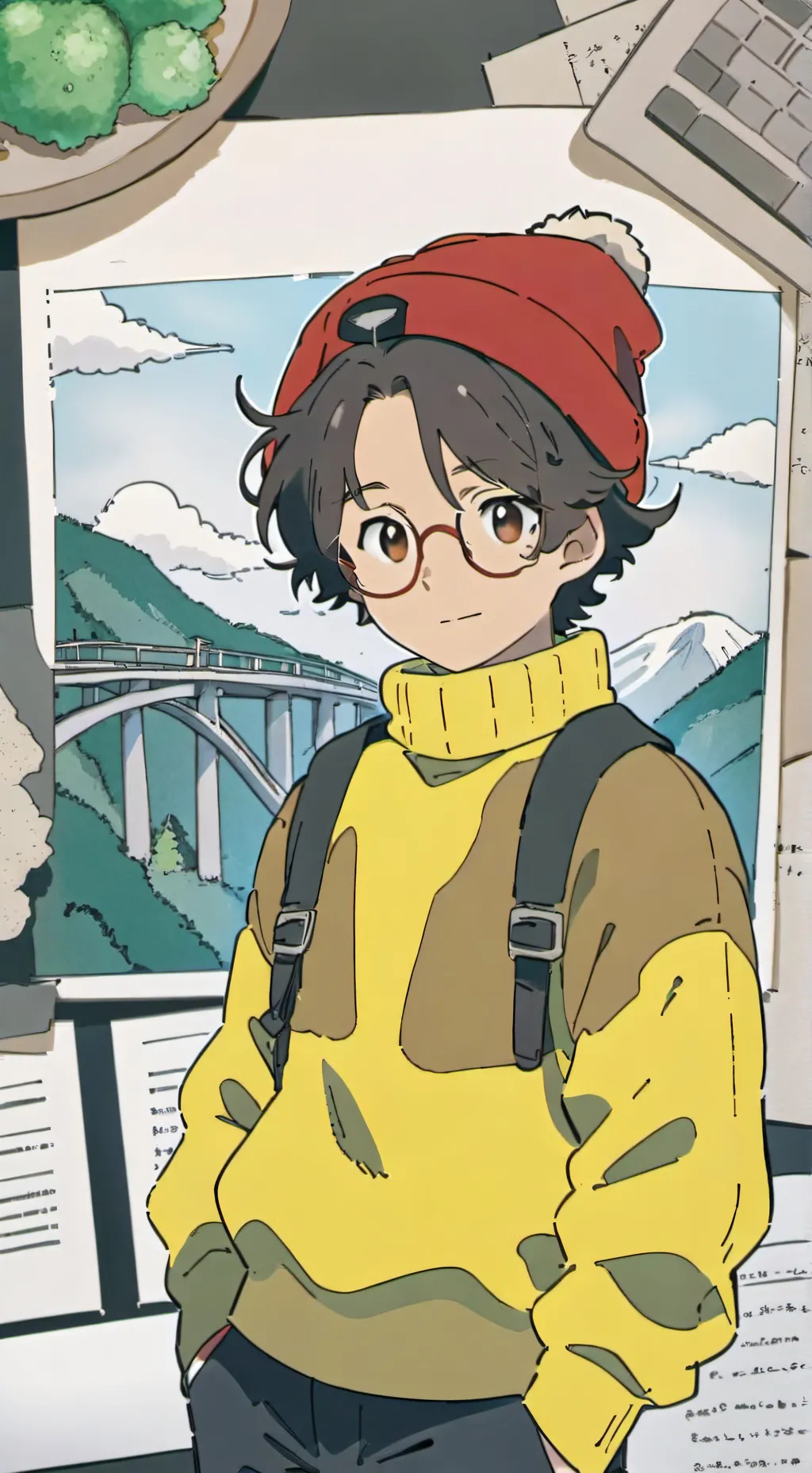 ai character: Wilbur soot background