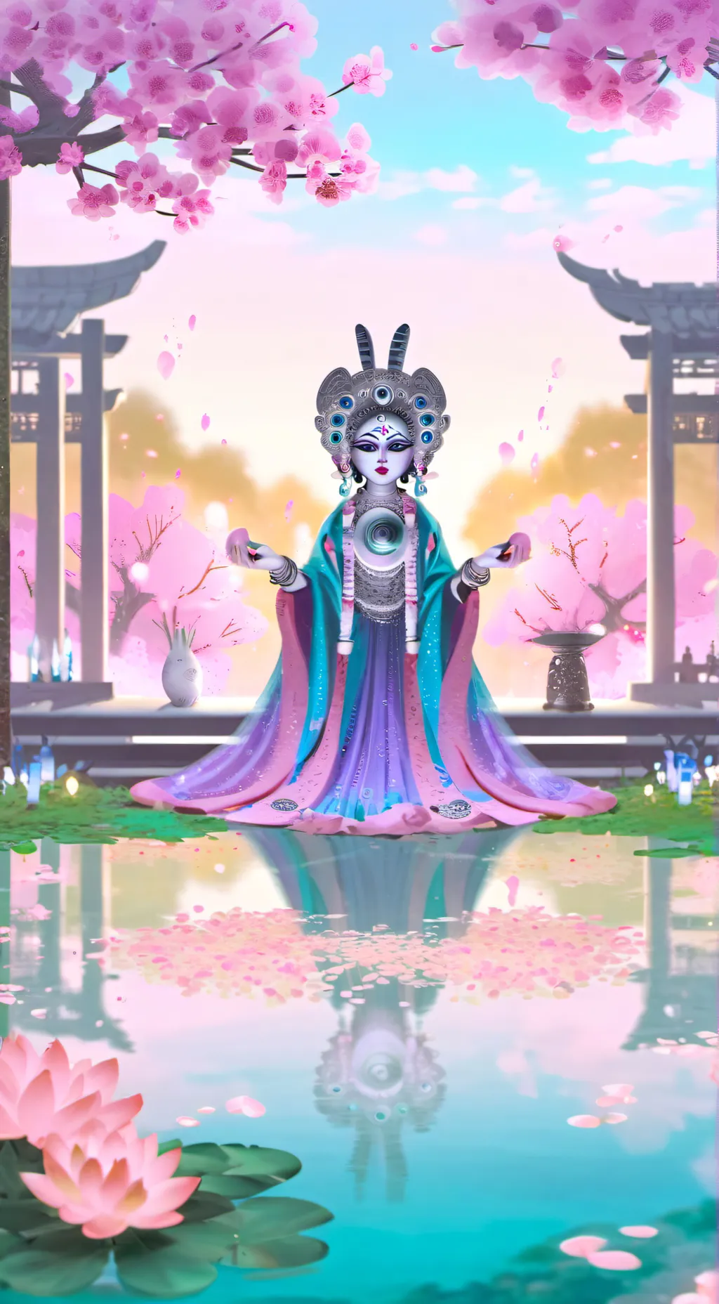 ai character: Your old doll background