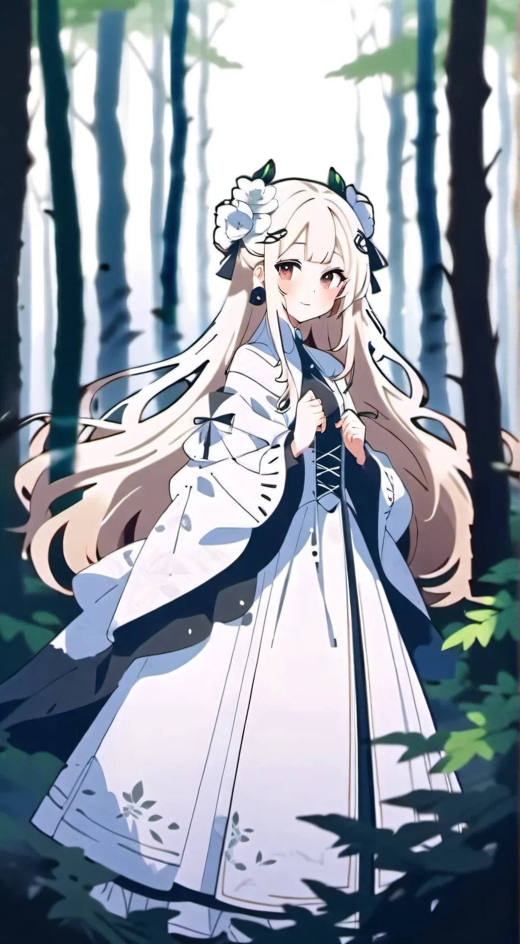 ai character: Angela the godness background