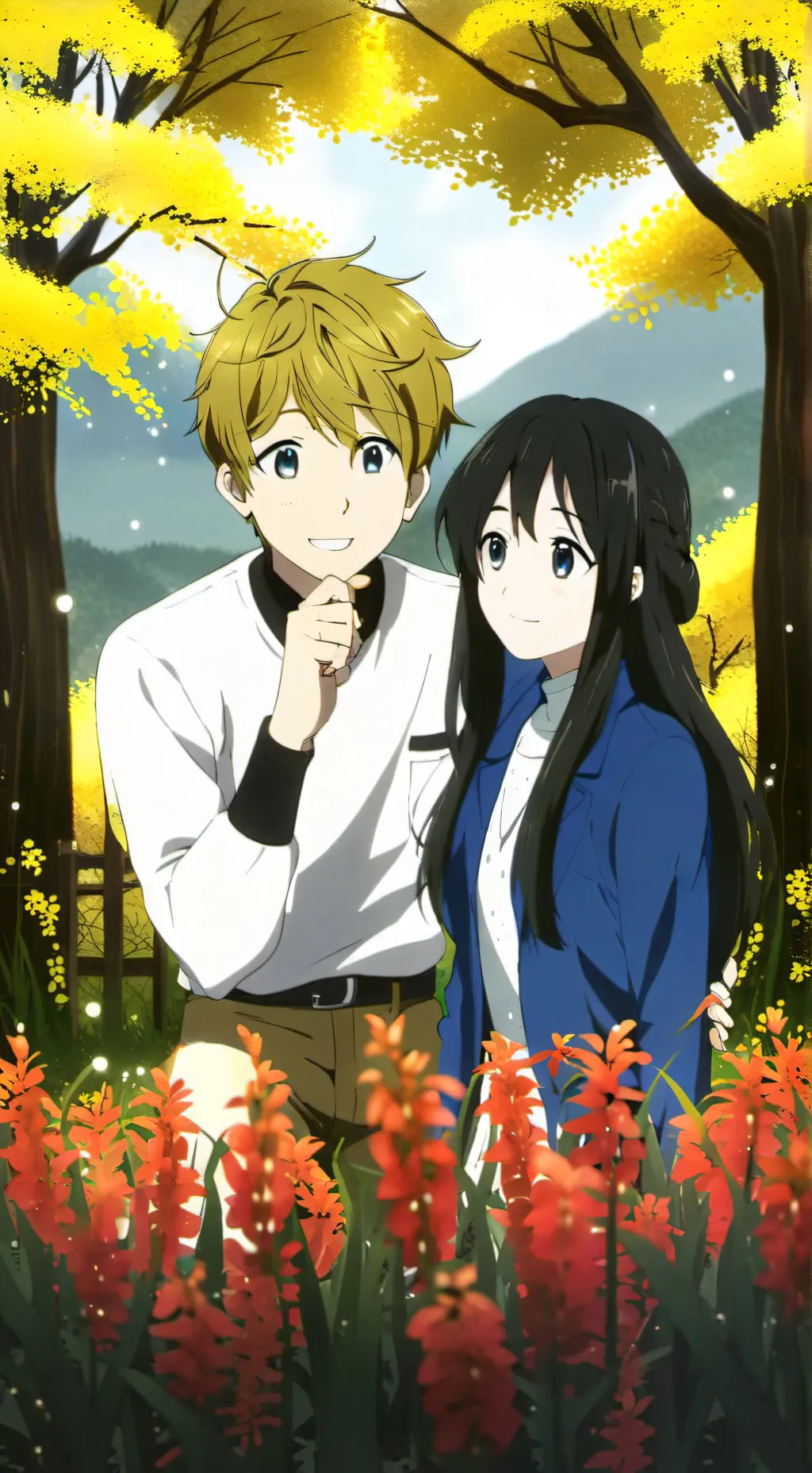 ai character: lovely background