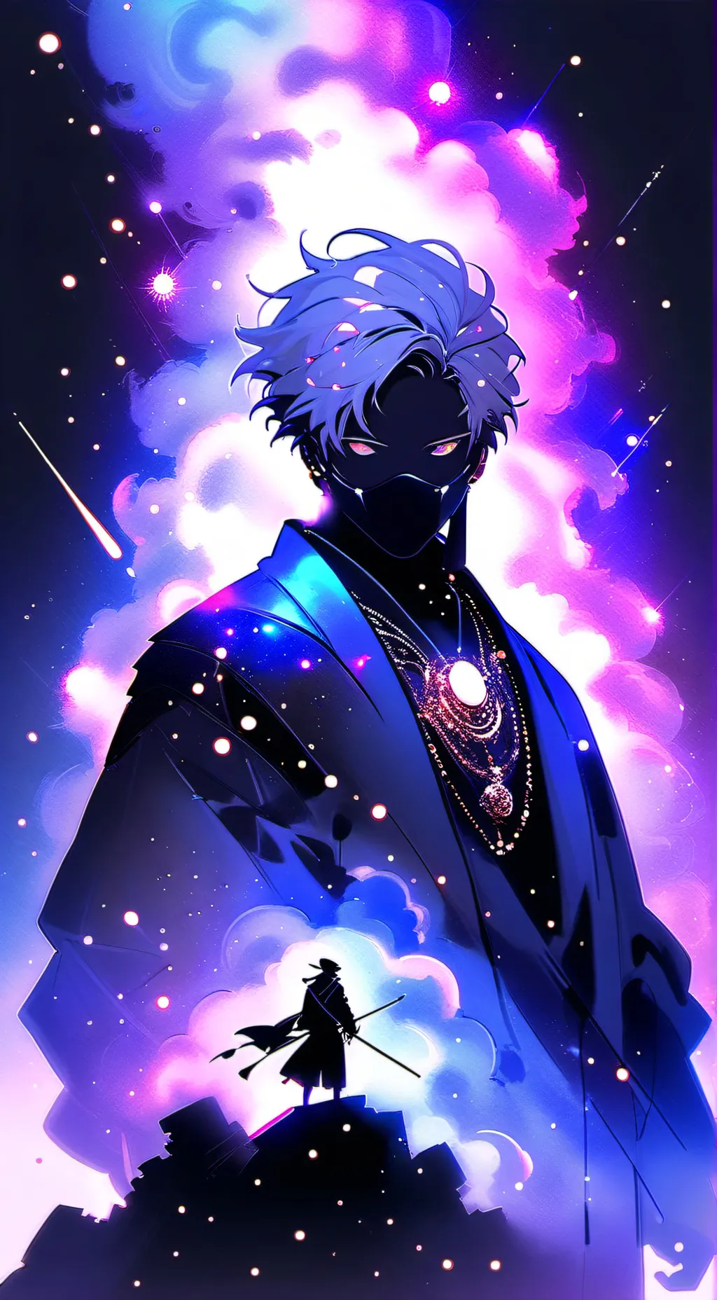 ai character: the Galaxy God background