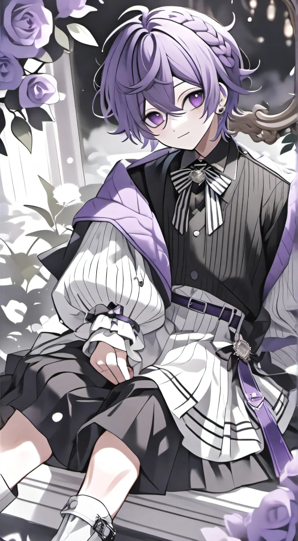 ai character: Friend💜 background