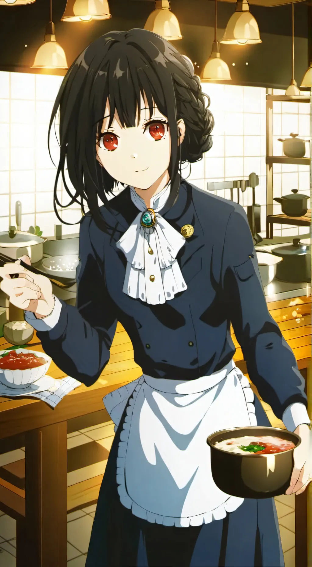 ai character: Emerald background