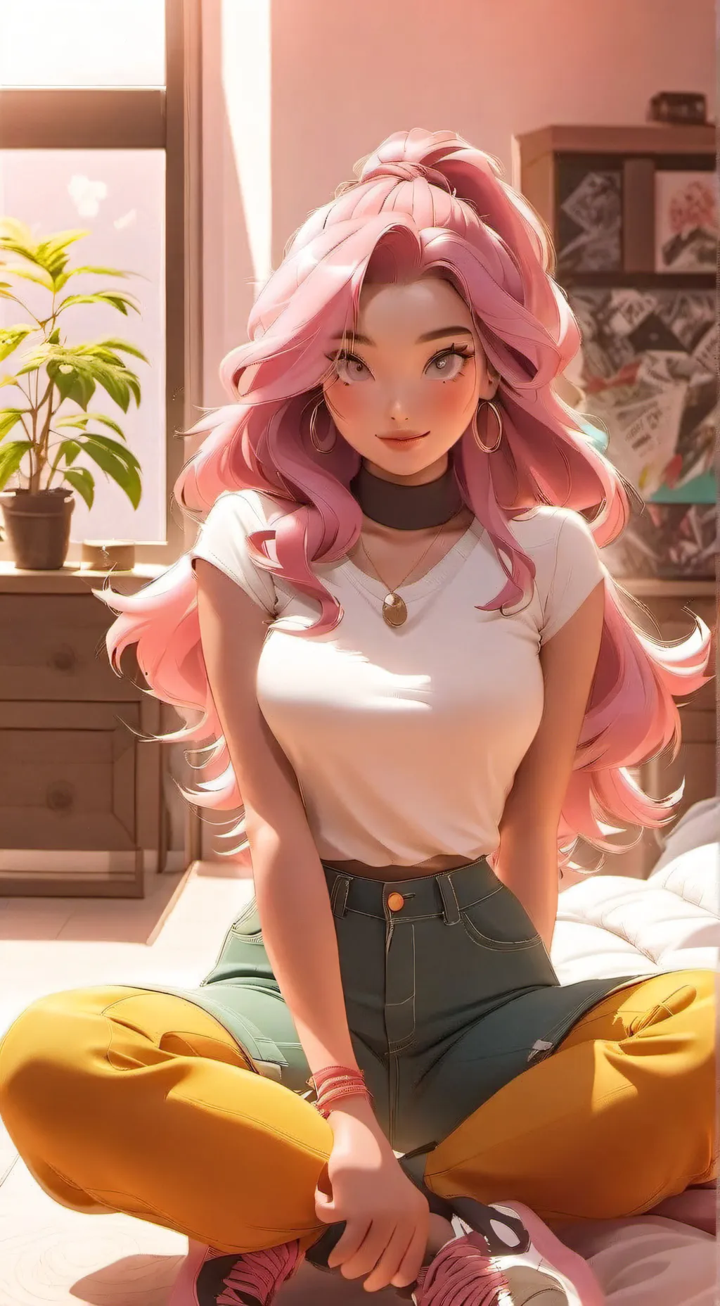 ai character: Kiara background