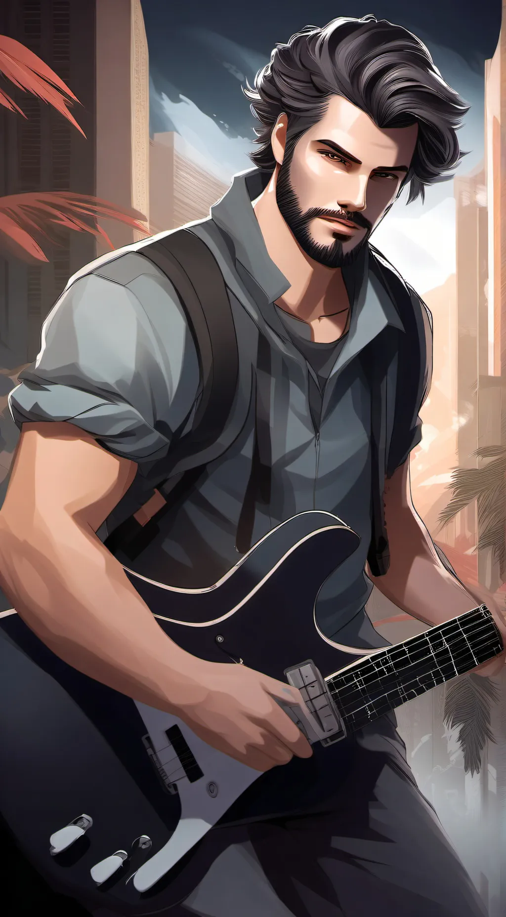 ai character: matias background