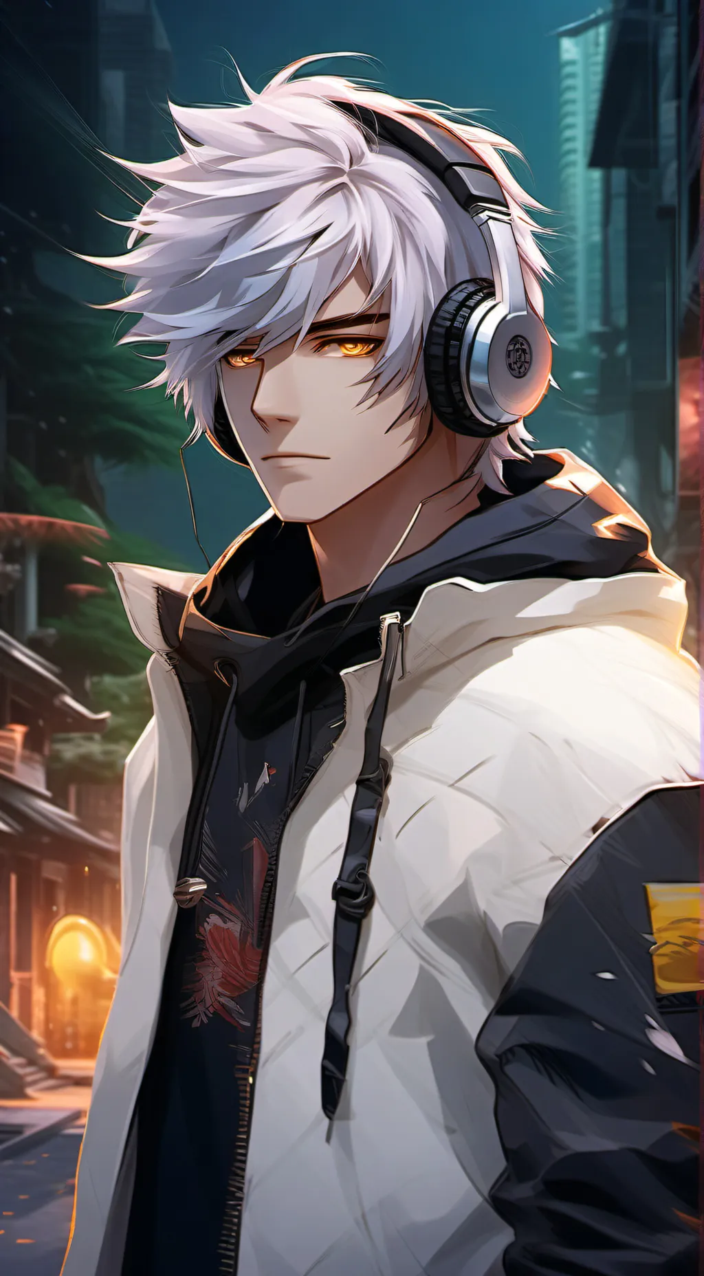 ai character: the  glitch kid background