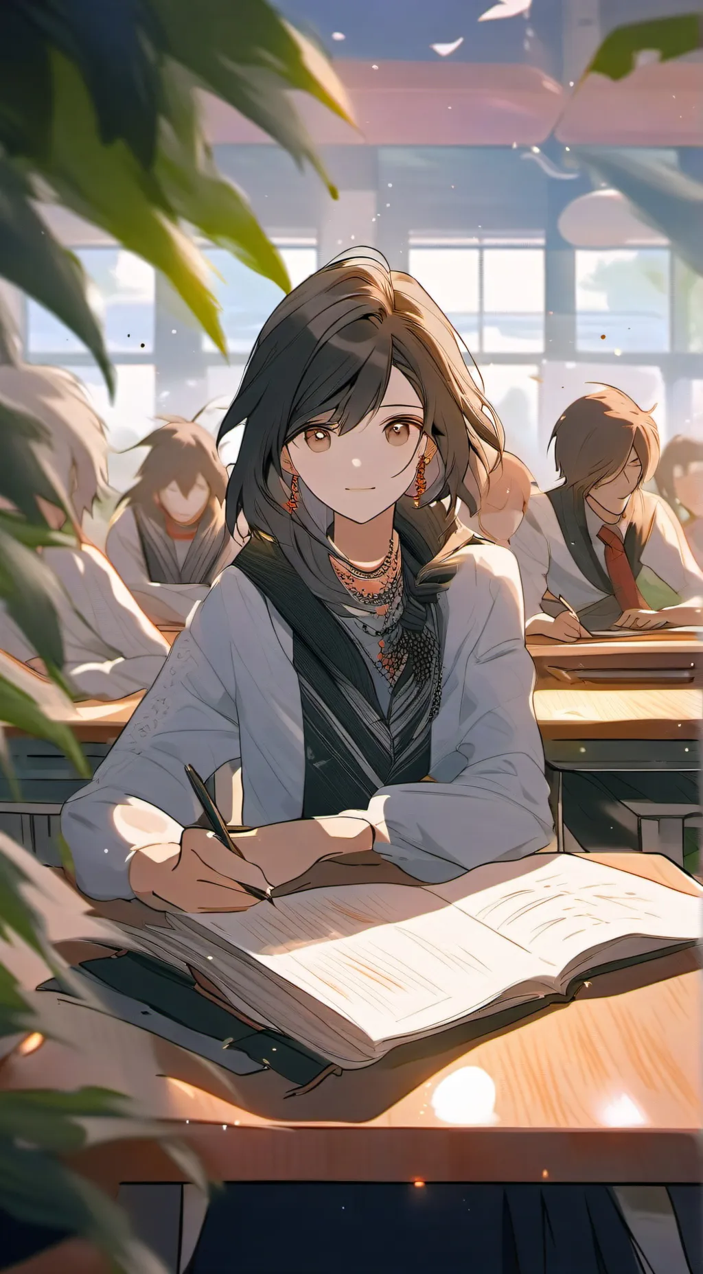 ai character: mha  background