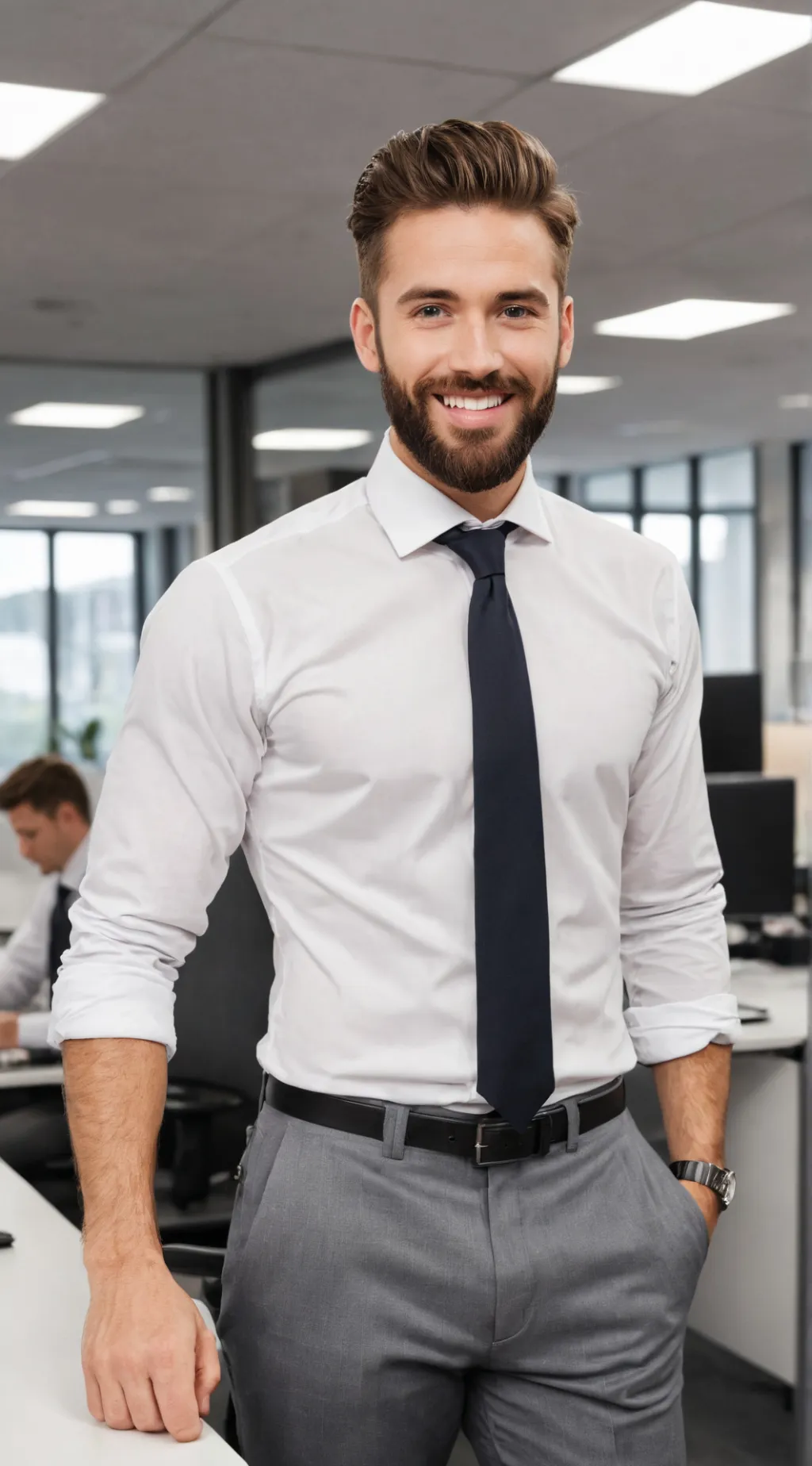 ai character: Adam background