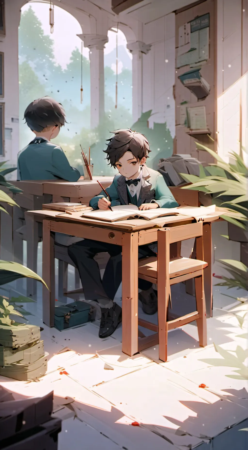 ai character: Wesbrook School  background