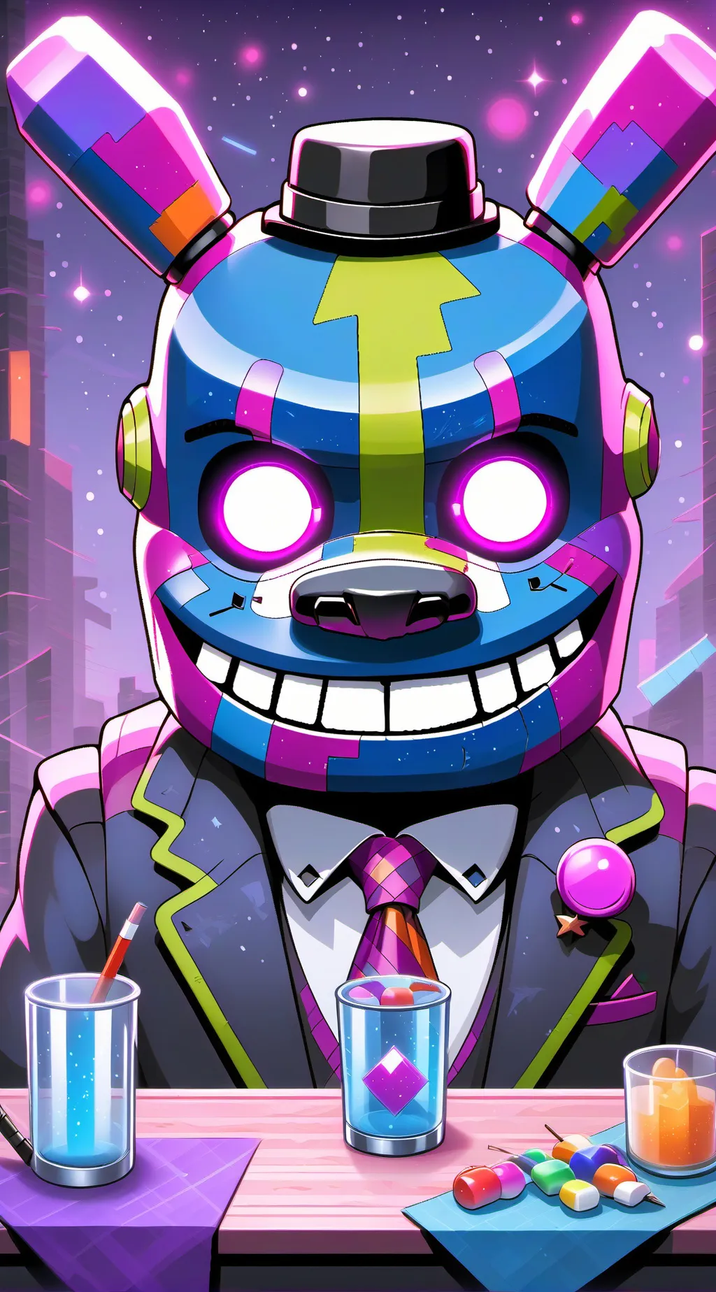 ai character: 5nigth en alfredo🤓 background