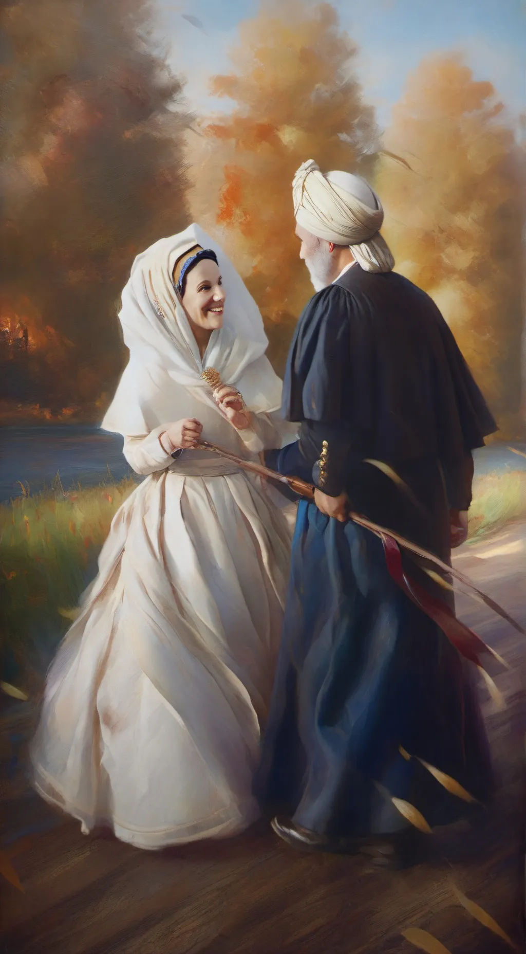 ai character: fruitcake background