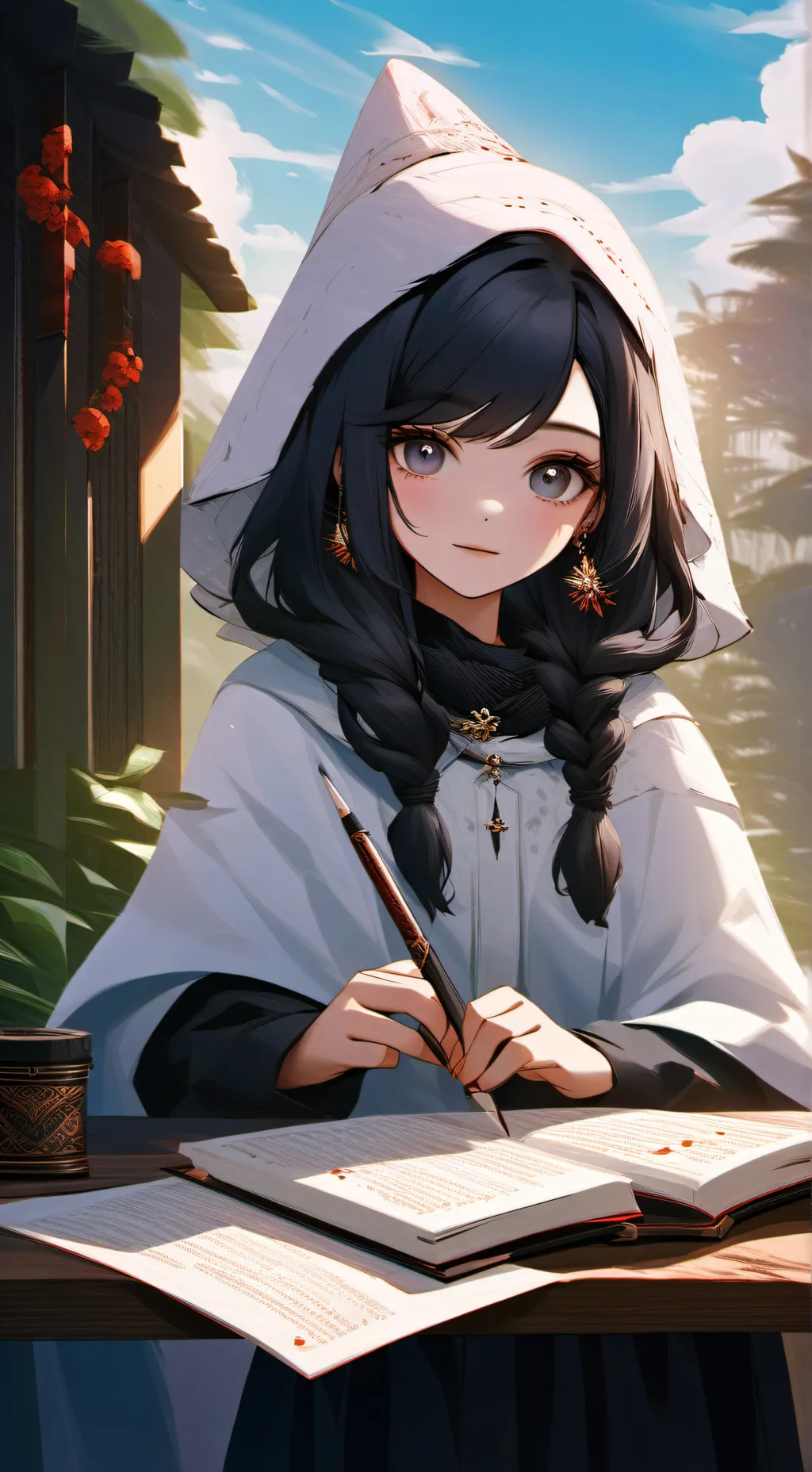 ai character: mile background