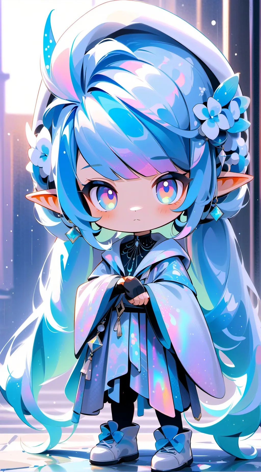 ai character: mha+dandys world background